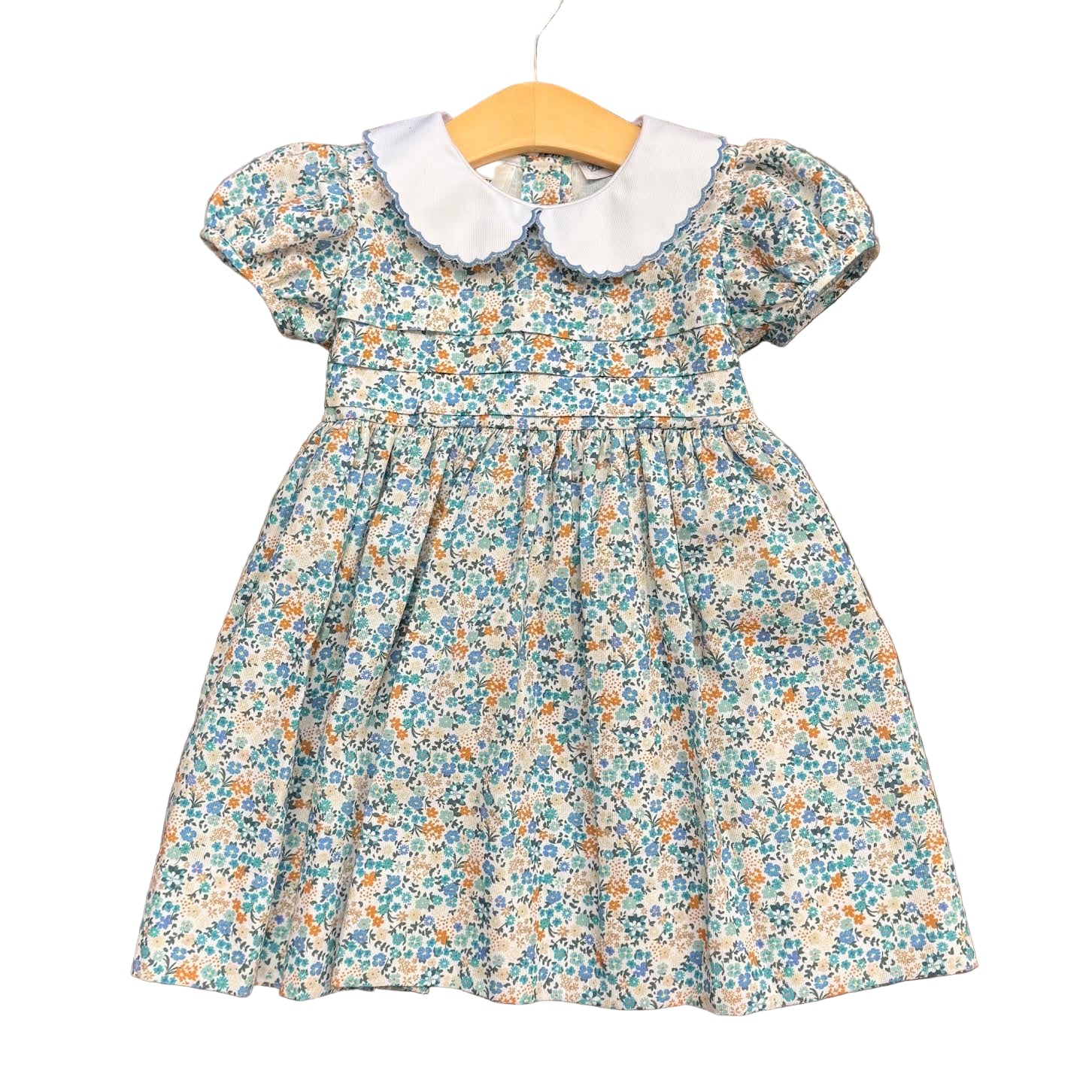 Blue Floral Cali Dress