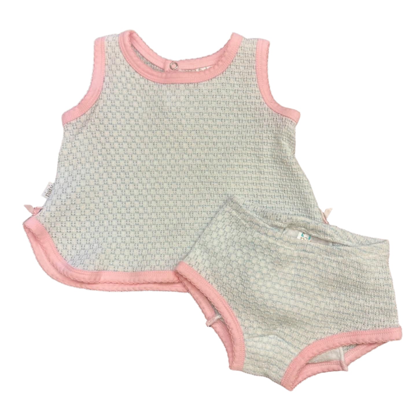 Paty Sleeveless Diaper Set
