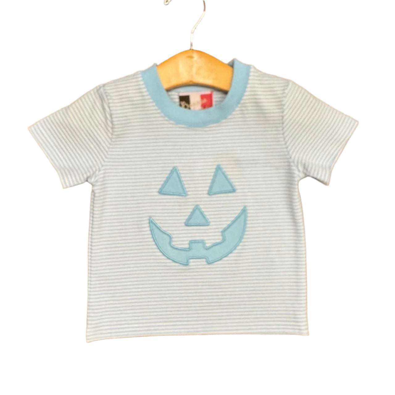 Boys Jack-O-Lantern T-Shirt: Light Blue