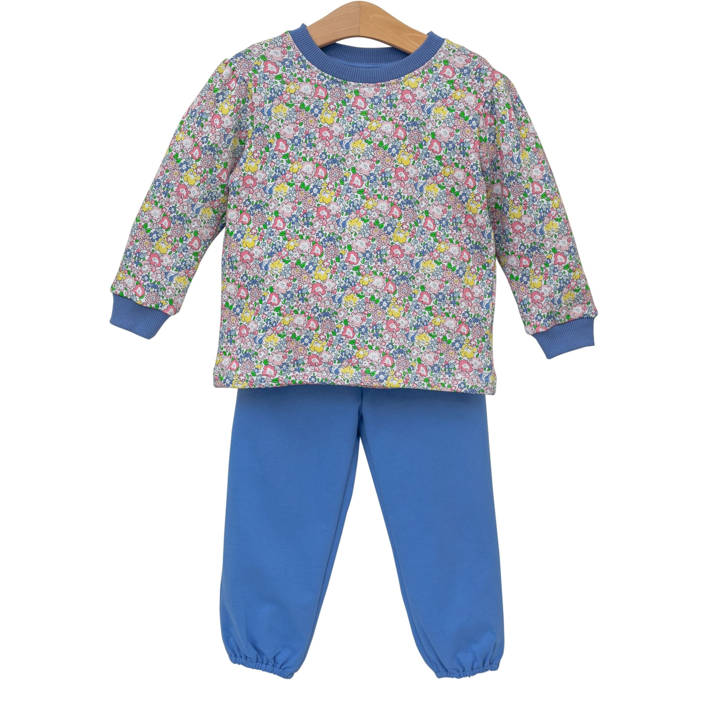 French Terry Floral Jogger Set