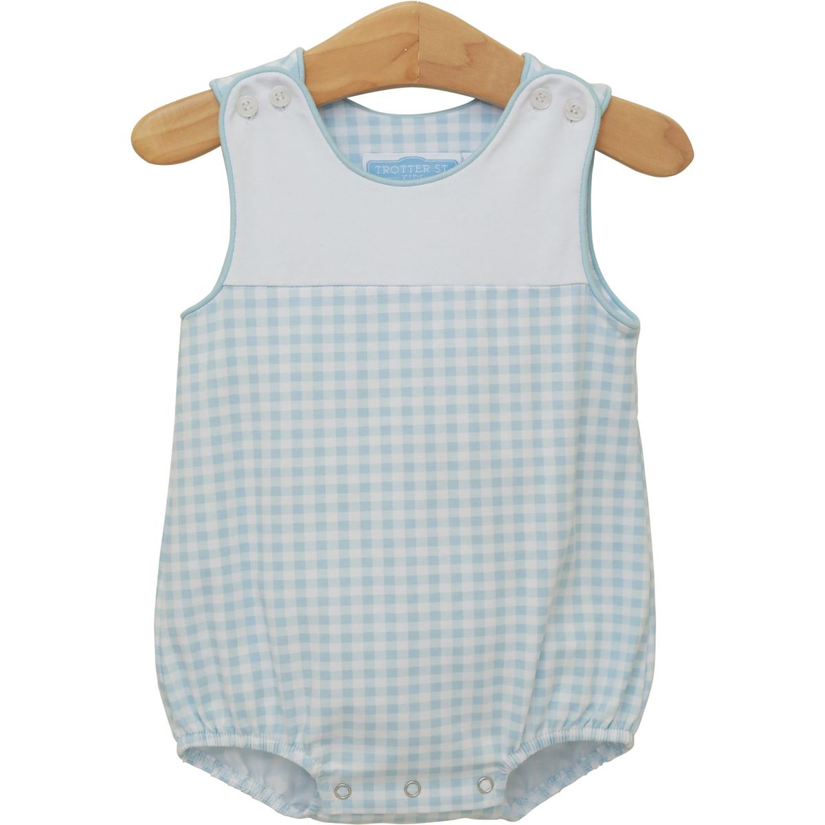 Madden Bubble: Light Blue Gingham