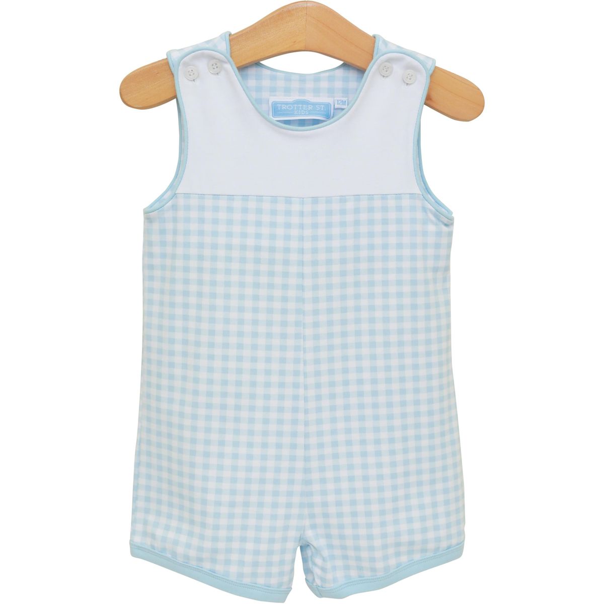 Madden Jon Jon: Light Blue Gingham