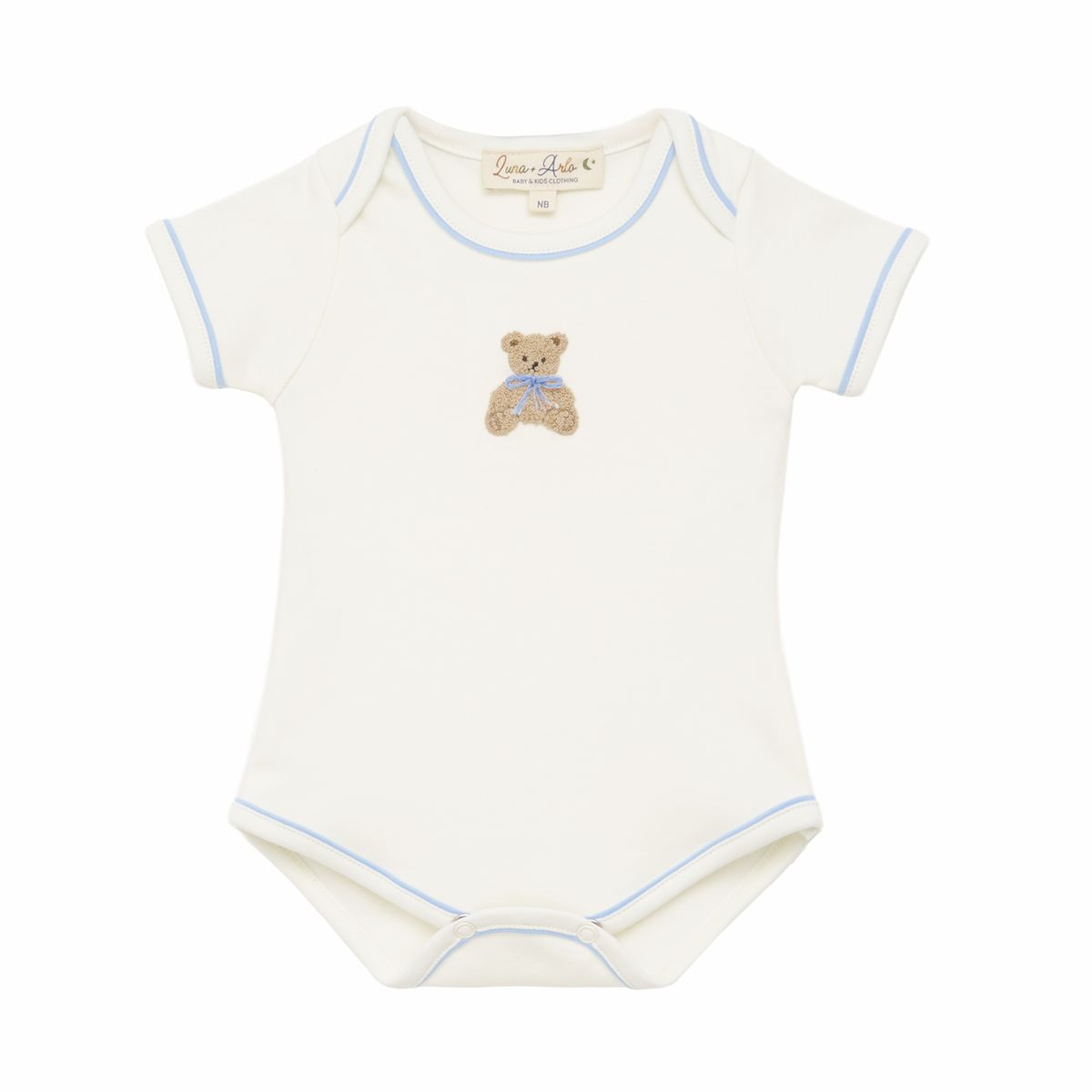 Bear Hugs Lap Bodysuit: Sky