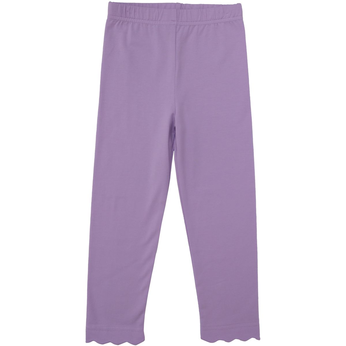 Scalloped Leggings: Lavender