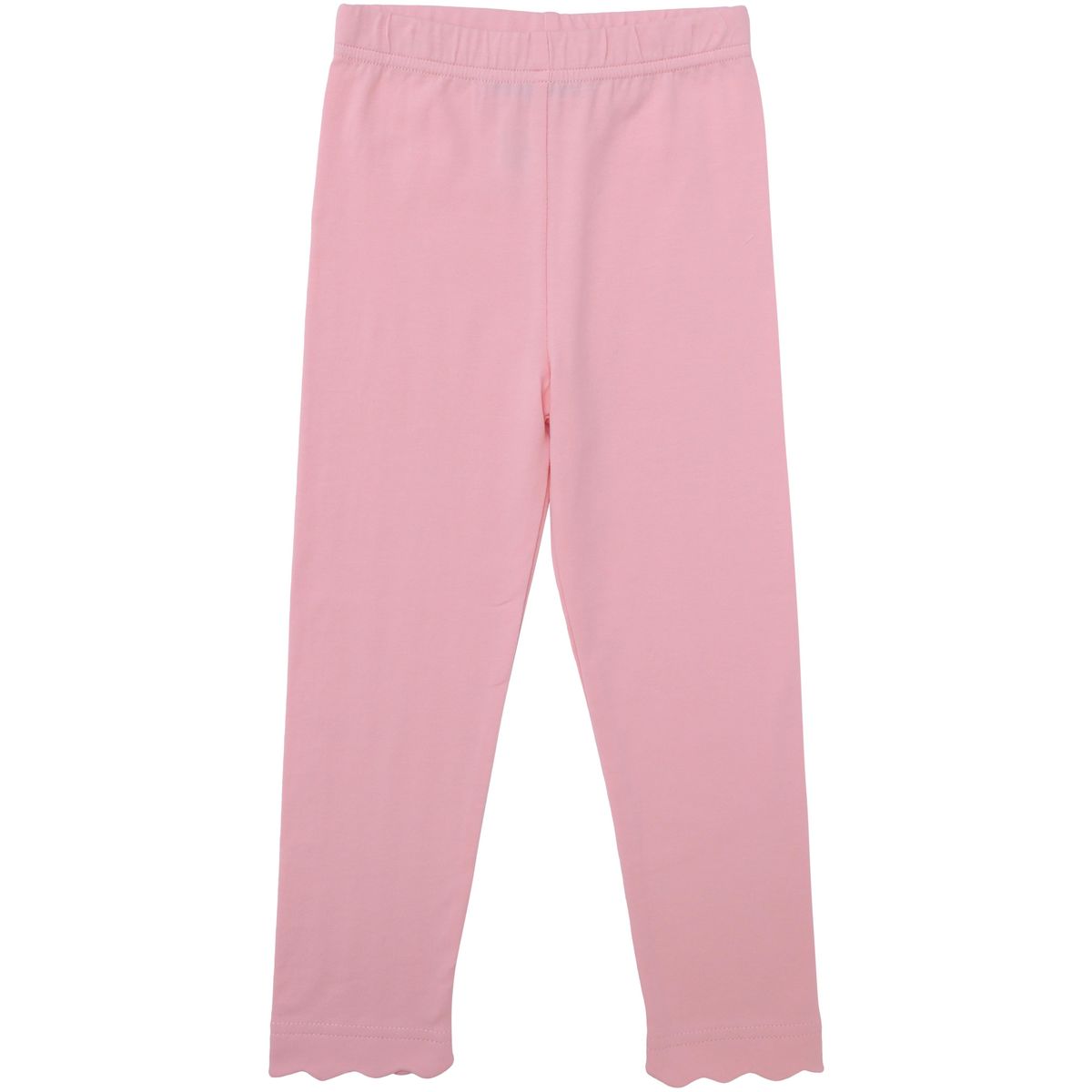 Scalloped Leggings: Light Pink