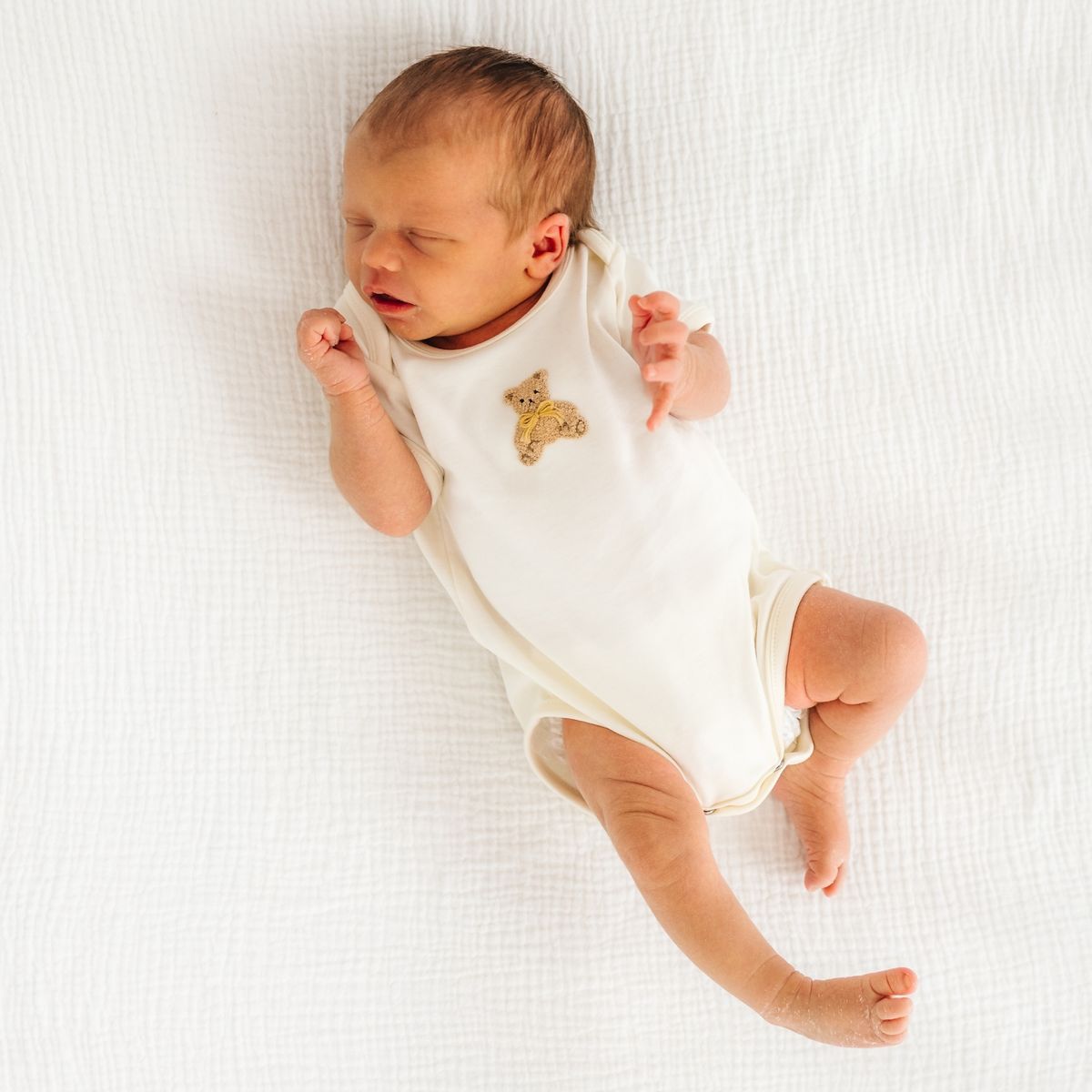 Bear Hugs Ivory Lap Bodysuit