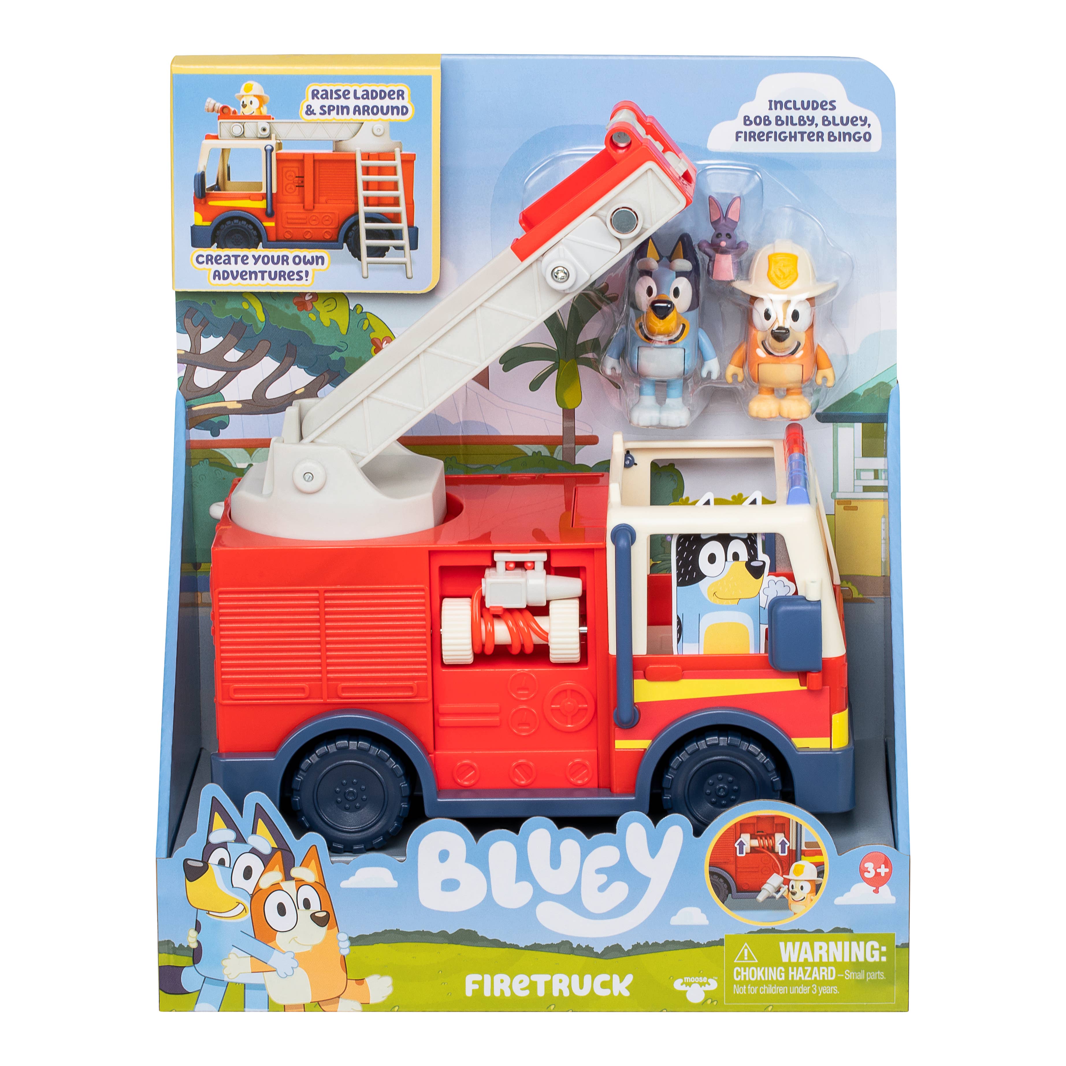 Moose Toys Bluey Firetruck Toy