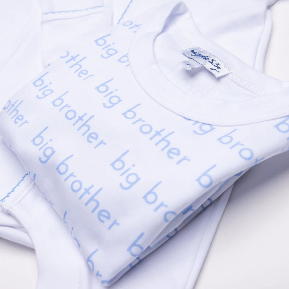 "Big Brother" Printed 2-piece Long PJ Set