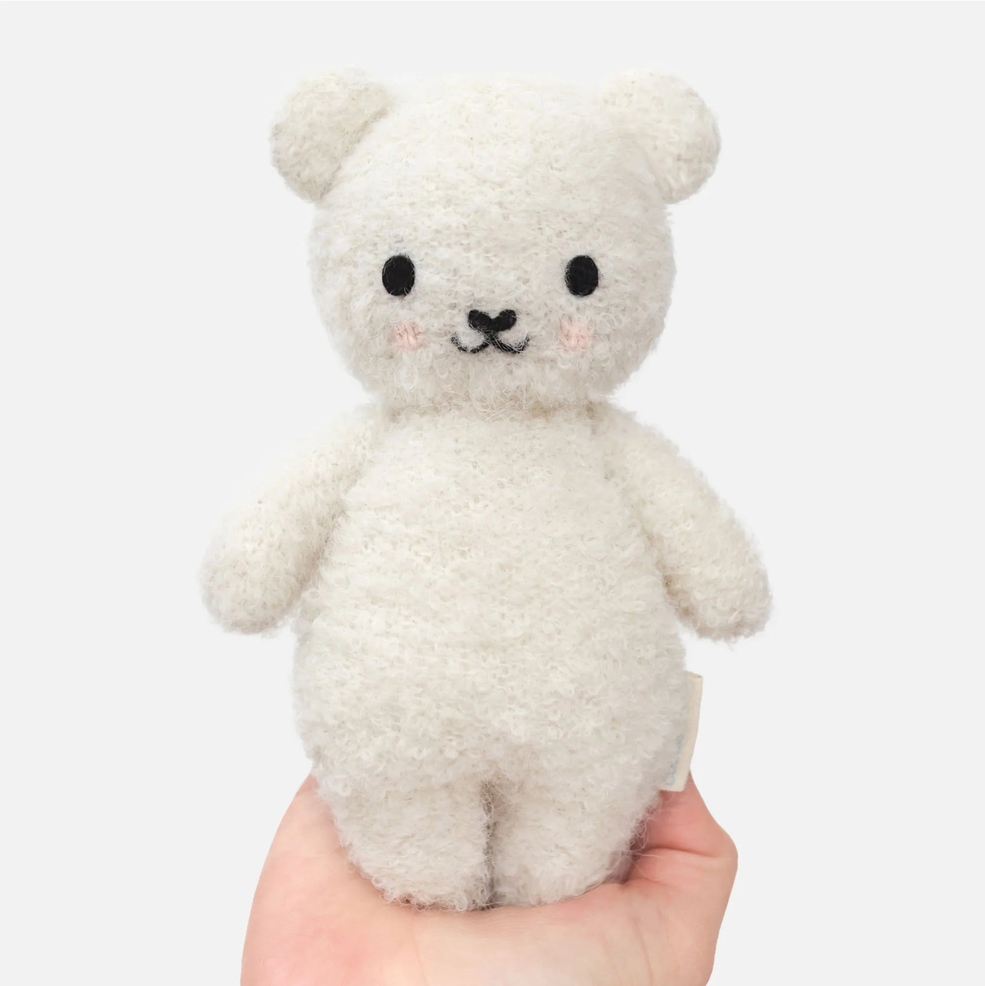 Baby Boucle Bear: Ivory