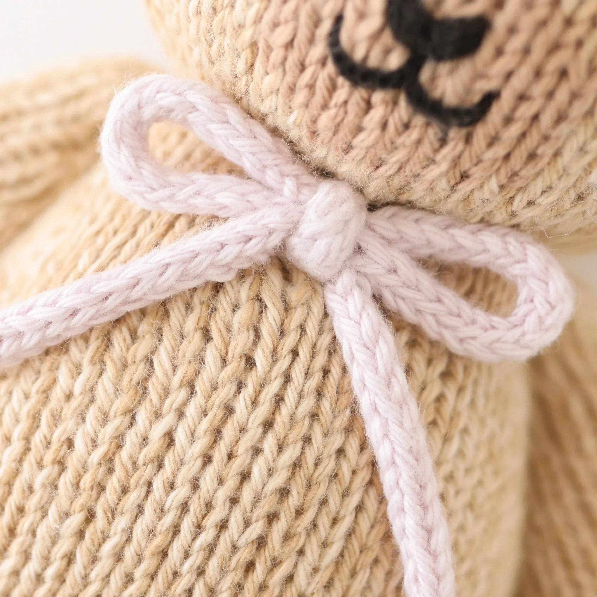 Baby Honey Bear: Lavender Bow