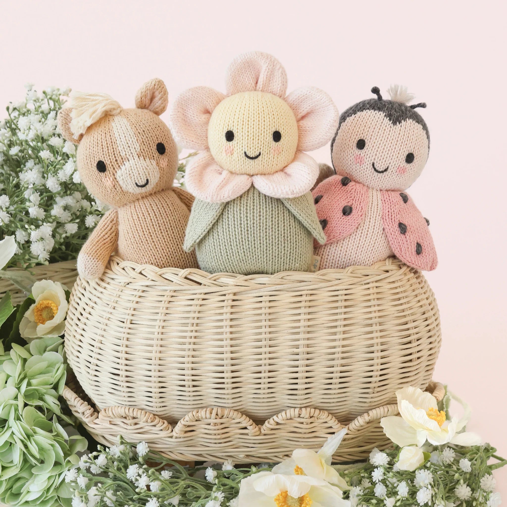 Cuddle + Kind Baby Daisy: Blush PInk
