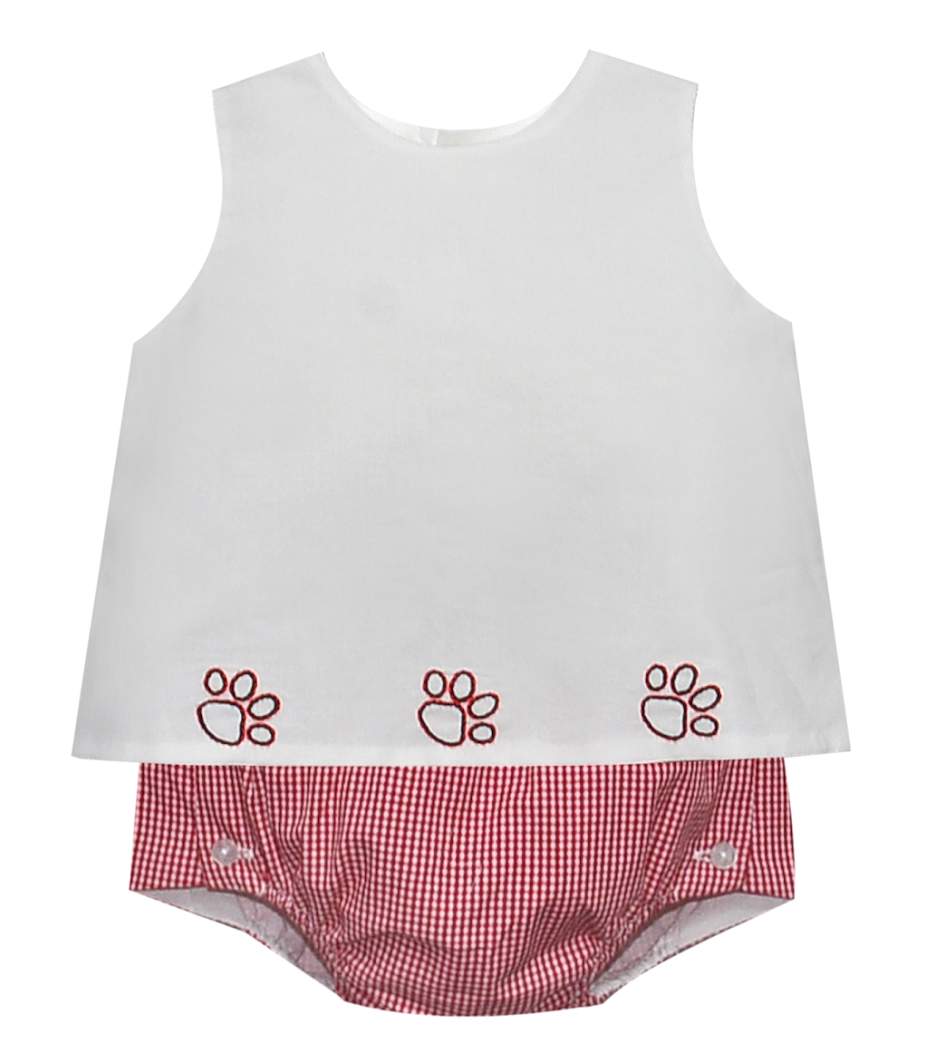 Red/Black Diaper Set
