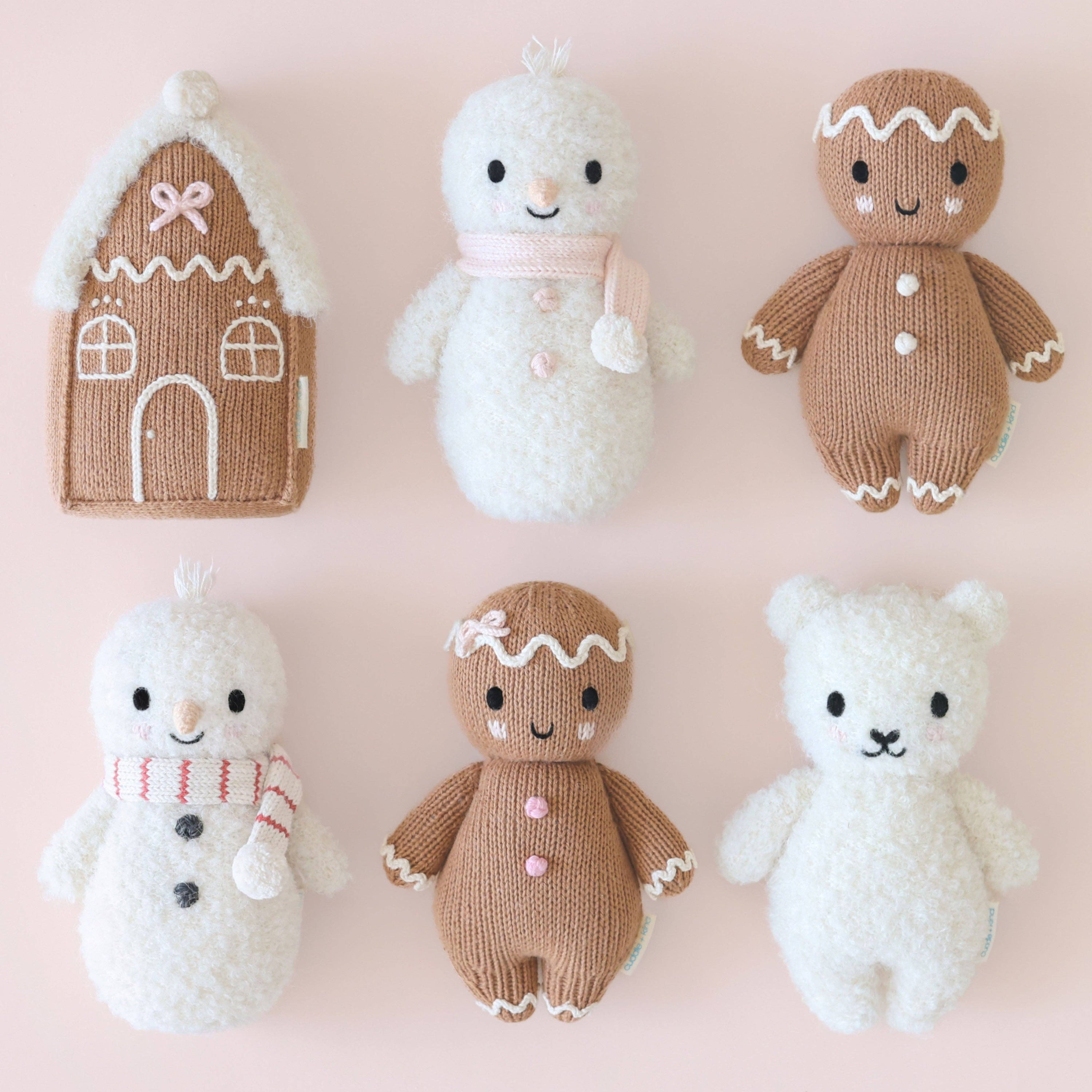 Cuddle + Kind Baby Snowman (Blush)