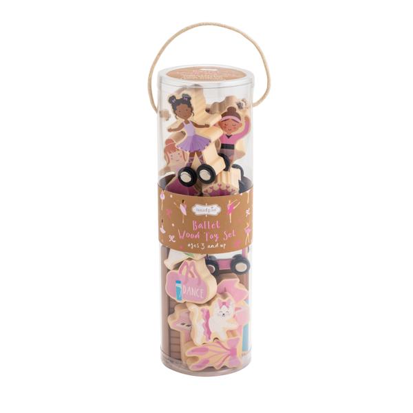 Ballet Wood Toy Set