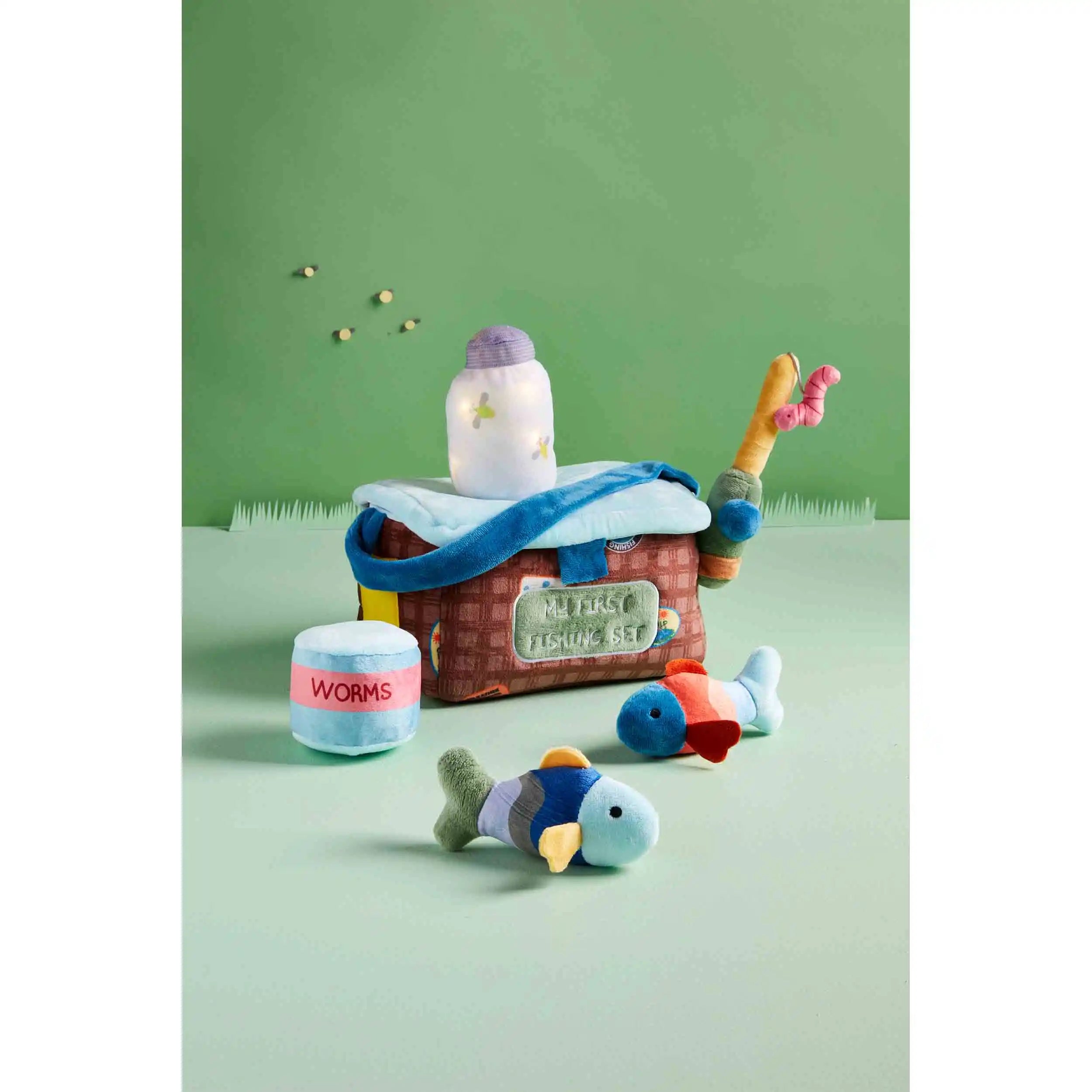 Mud Pie My First Fishing Set Plush Toy