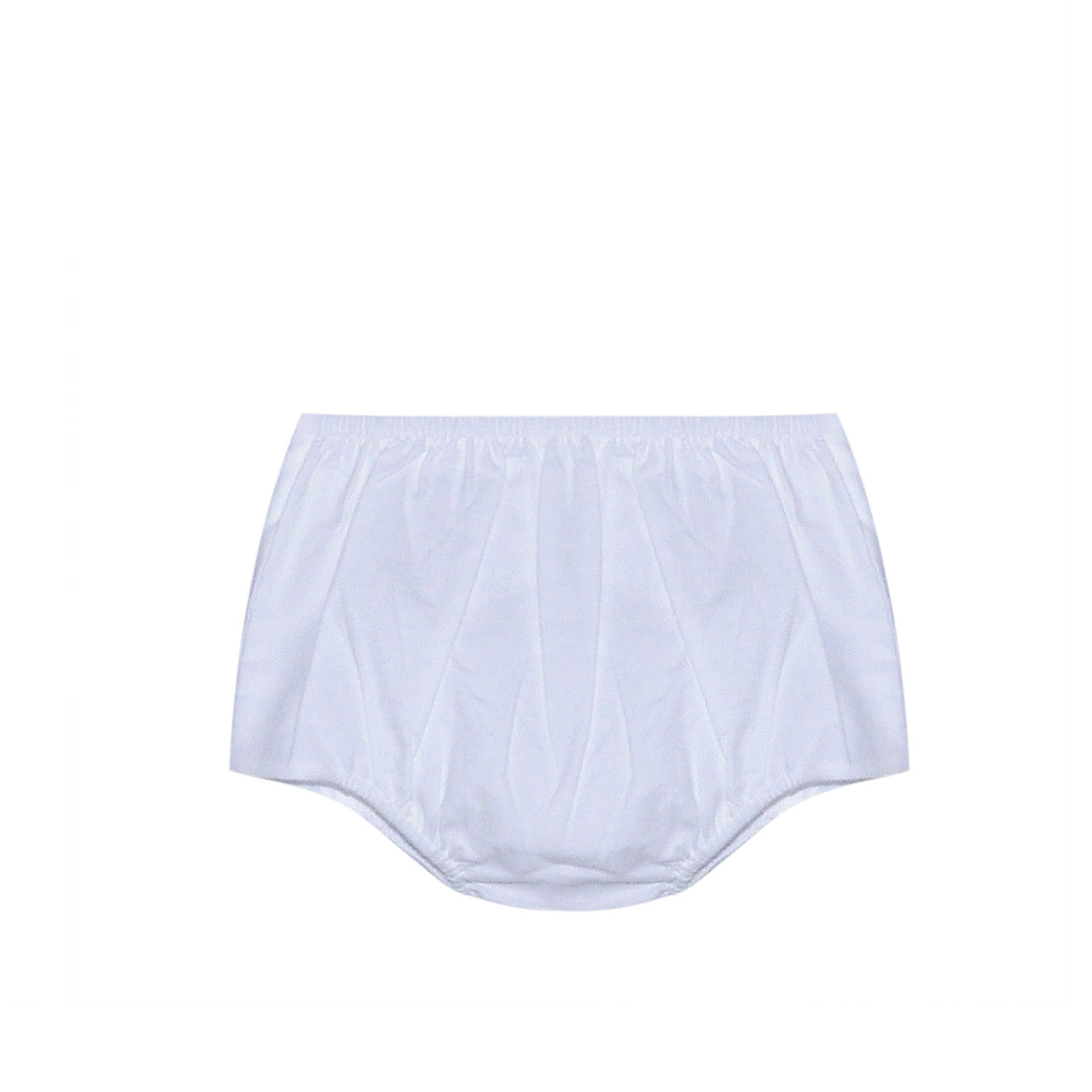 Landon Diaper Cover: White Knit