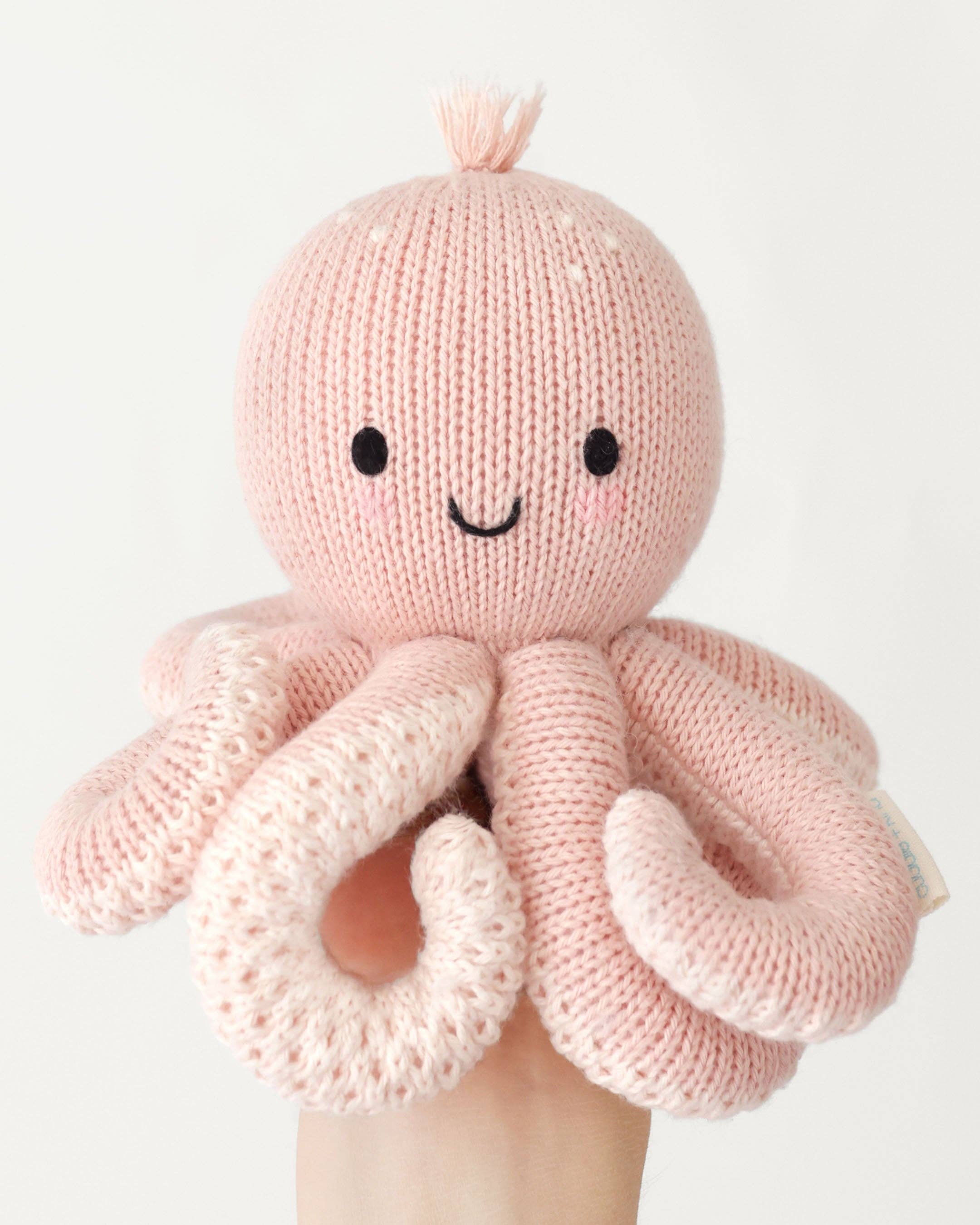 Cuddle + Kind Baby Octopus: Soft Coral Pink