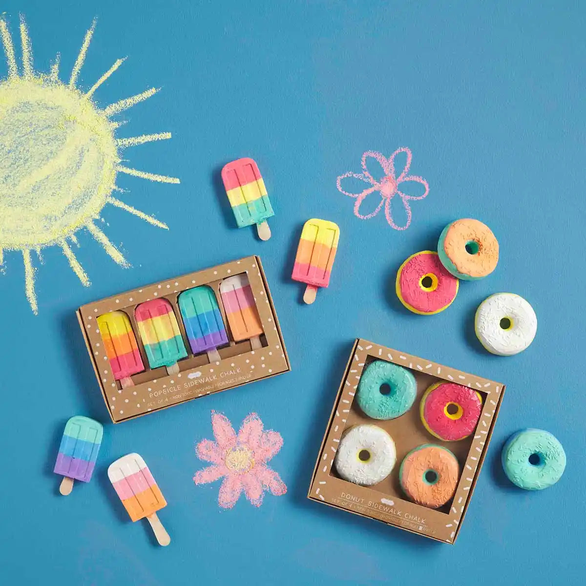 Popsicles Sidewalk Chalk