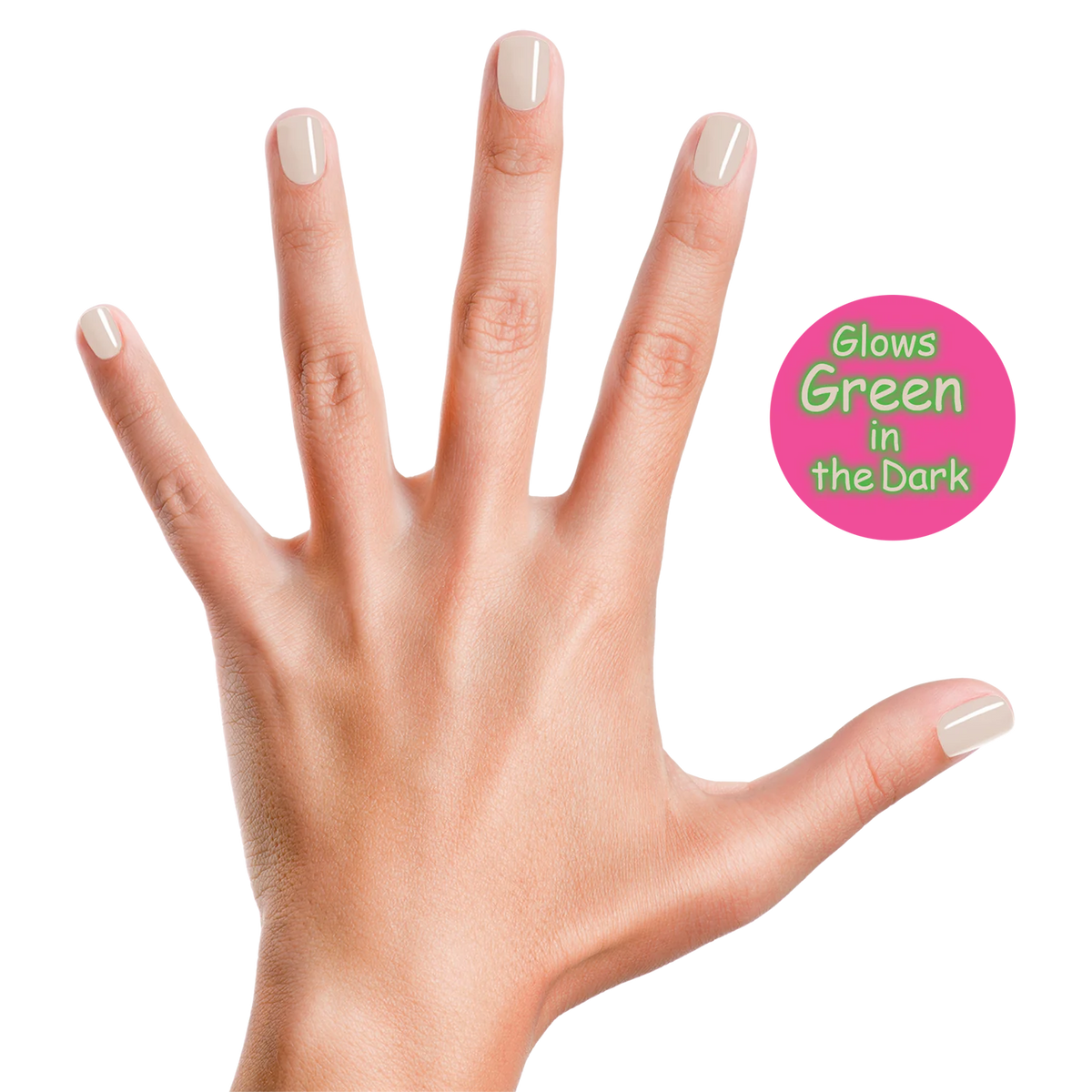 Piggy Paint Nail Polish: Radioactive (Clear, Glow in the Dark)
