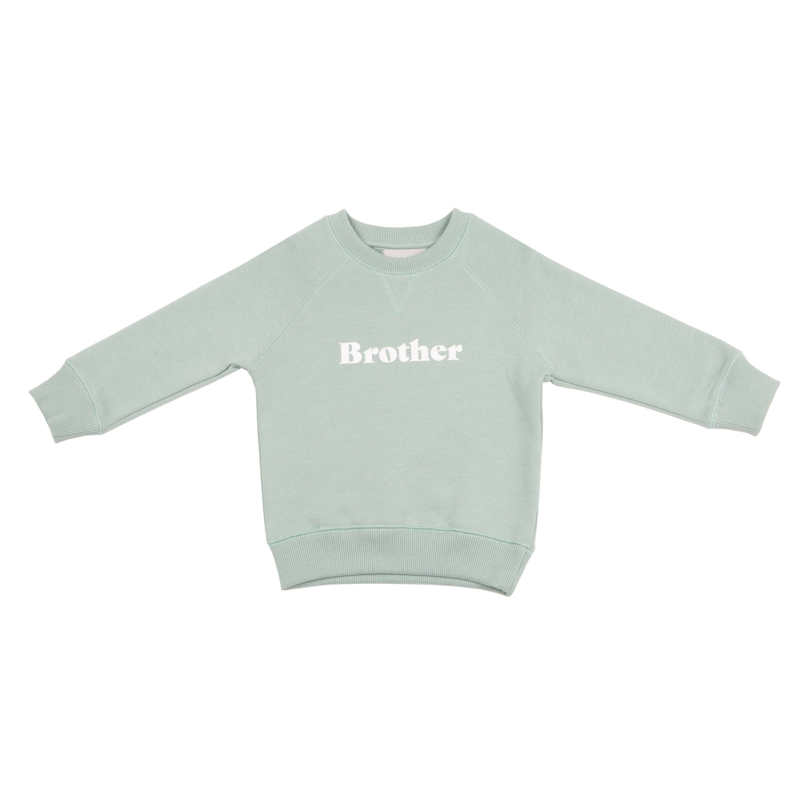 "Brother" Sweatshirt: Sage