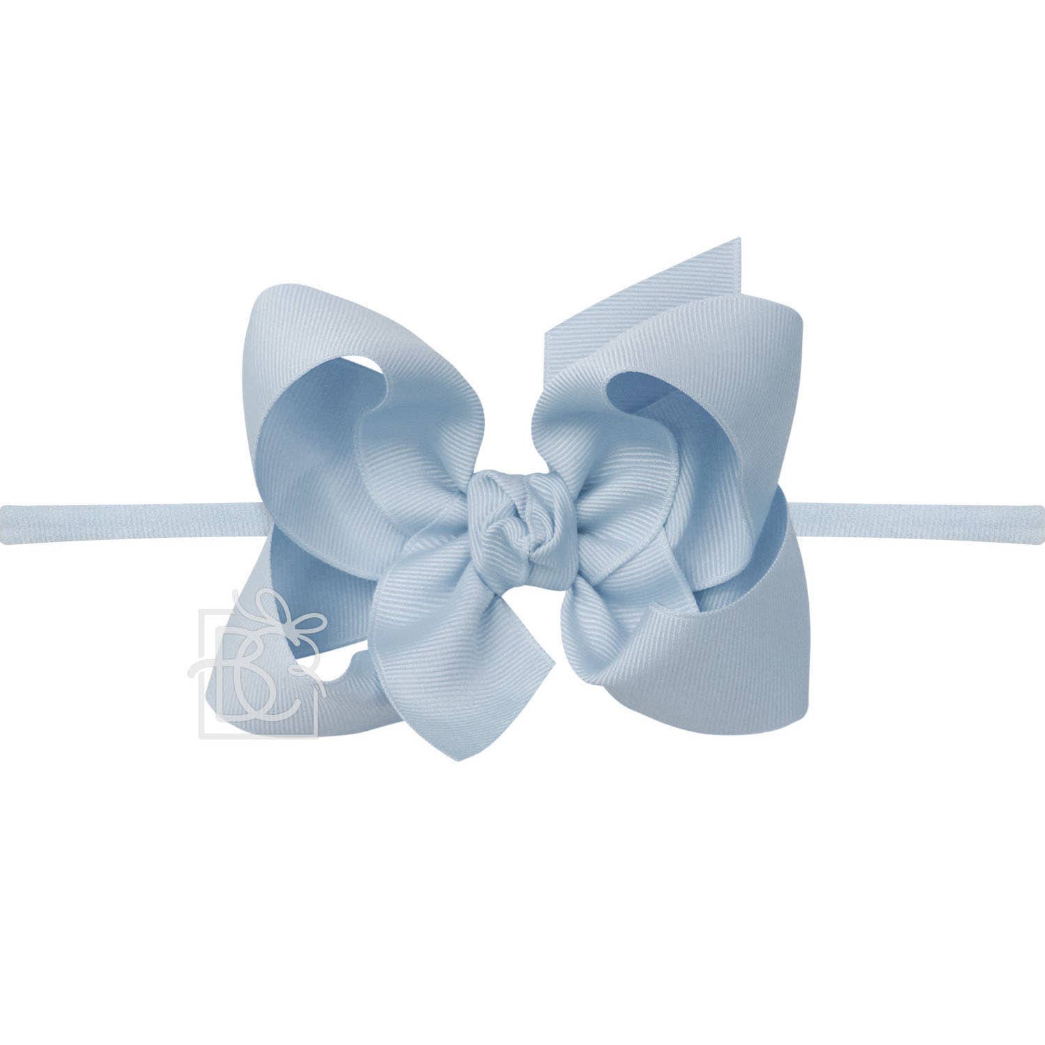 4.5" Infant Headband Hairbow: Millennium Blue