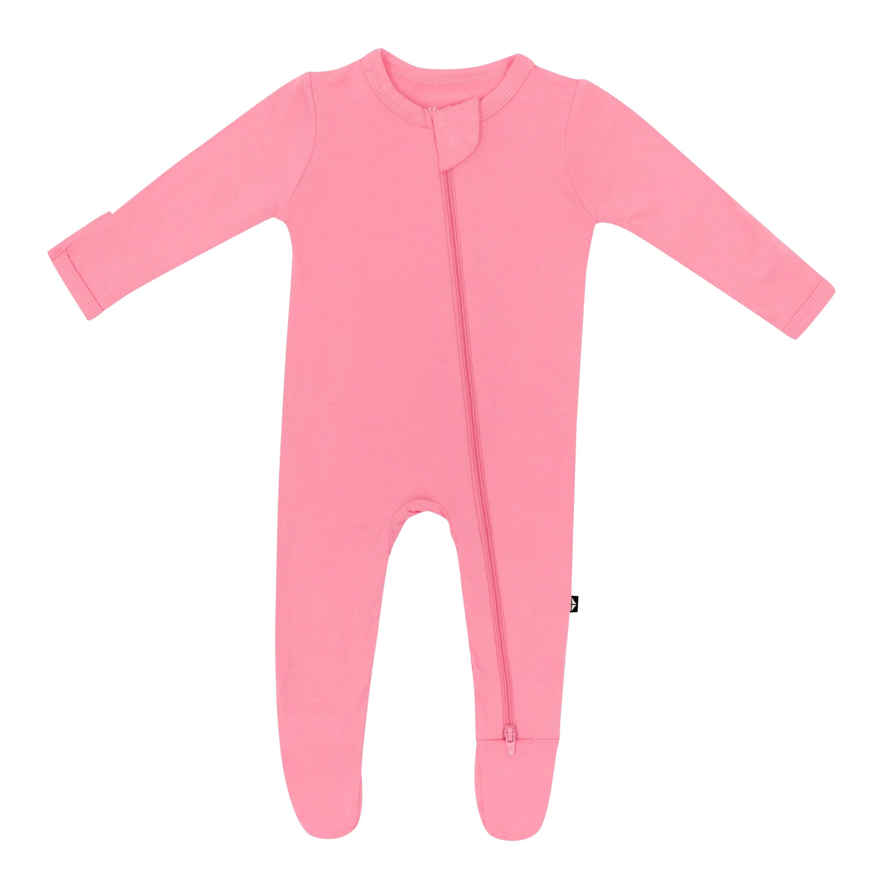 Kyte Baby Zippered Footie: Spring Solids