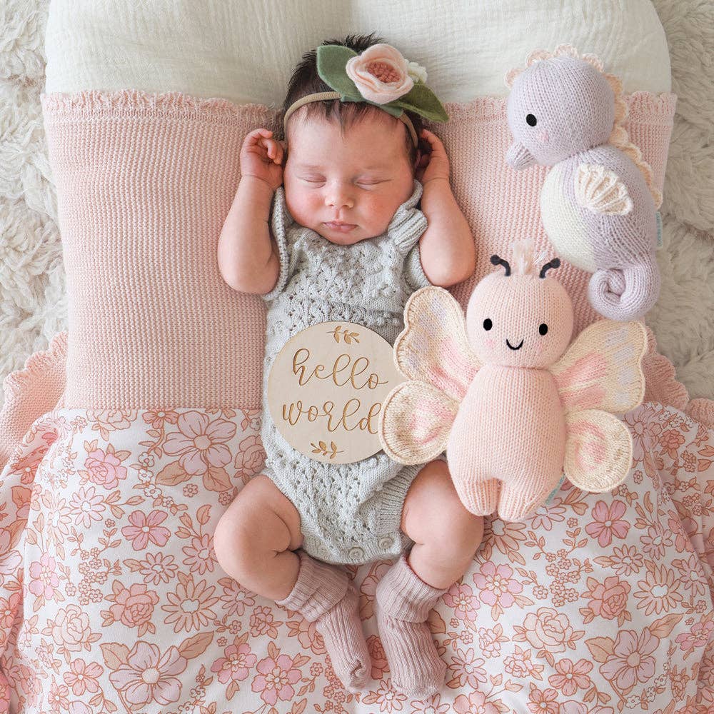 Cuddle + Kind Baby Seahorse: Lilac