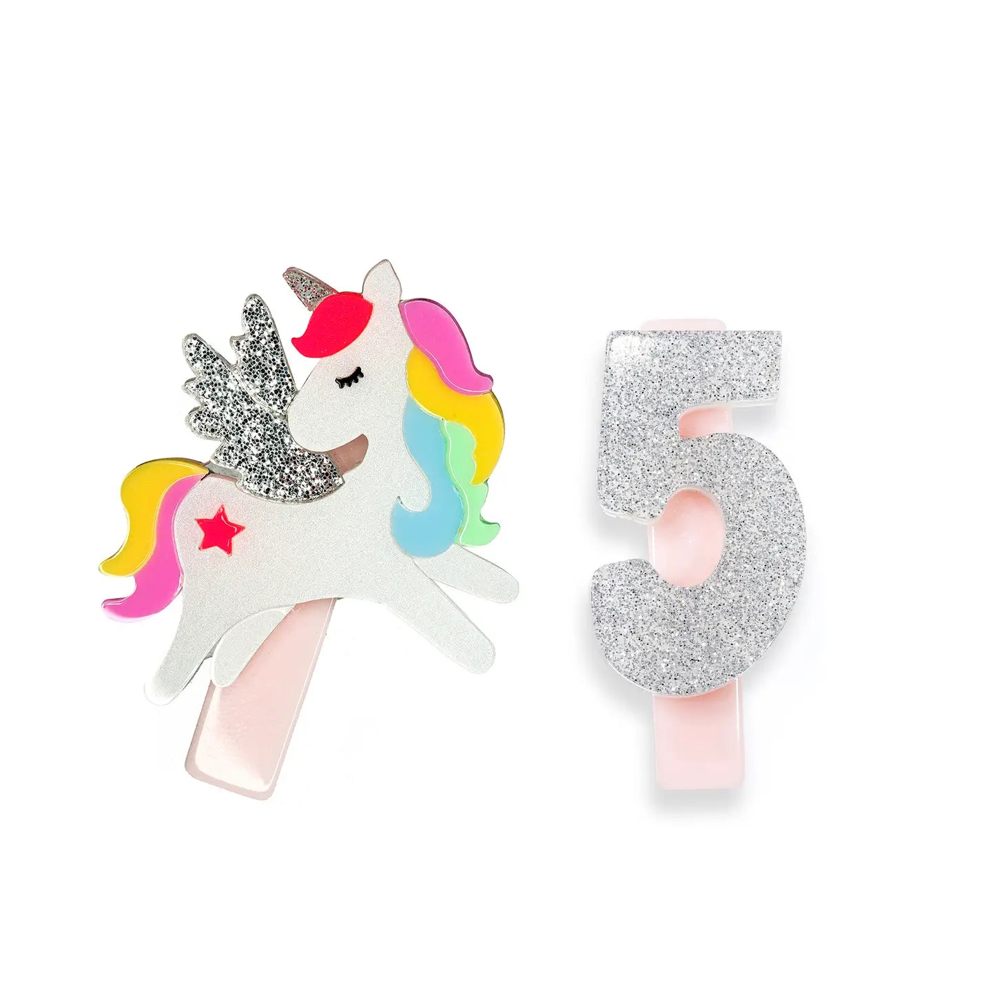Lilies & Roses Birthday Hair Clips