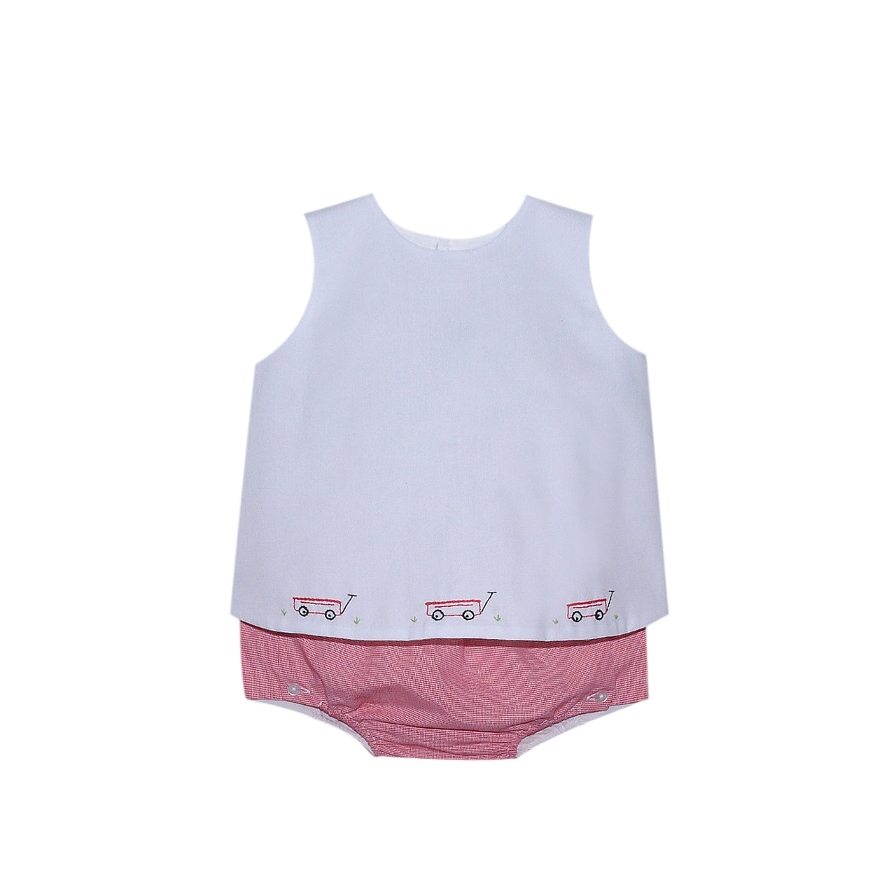 Bailey Diaper Set: Red Wagon