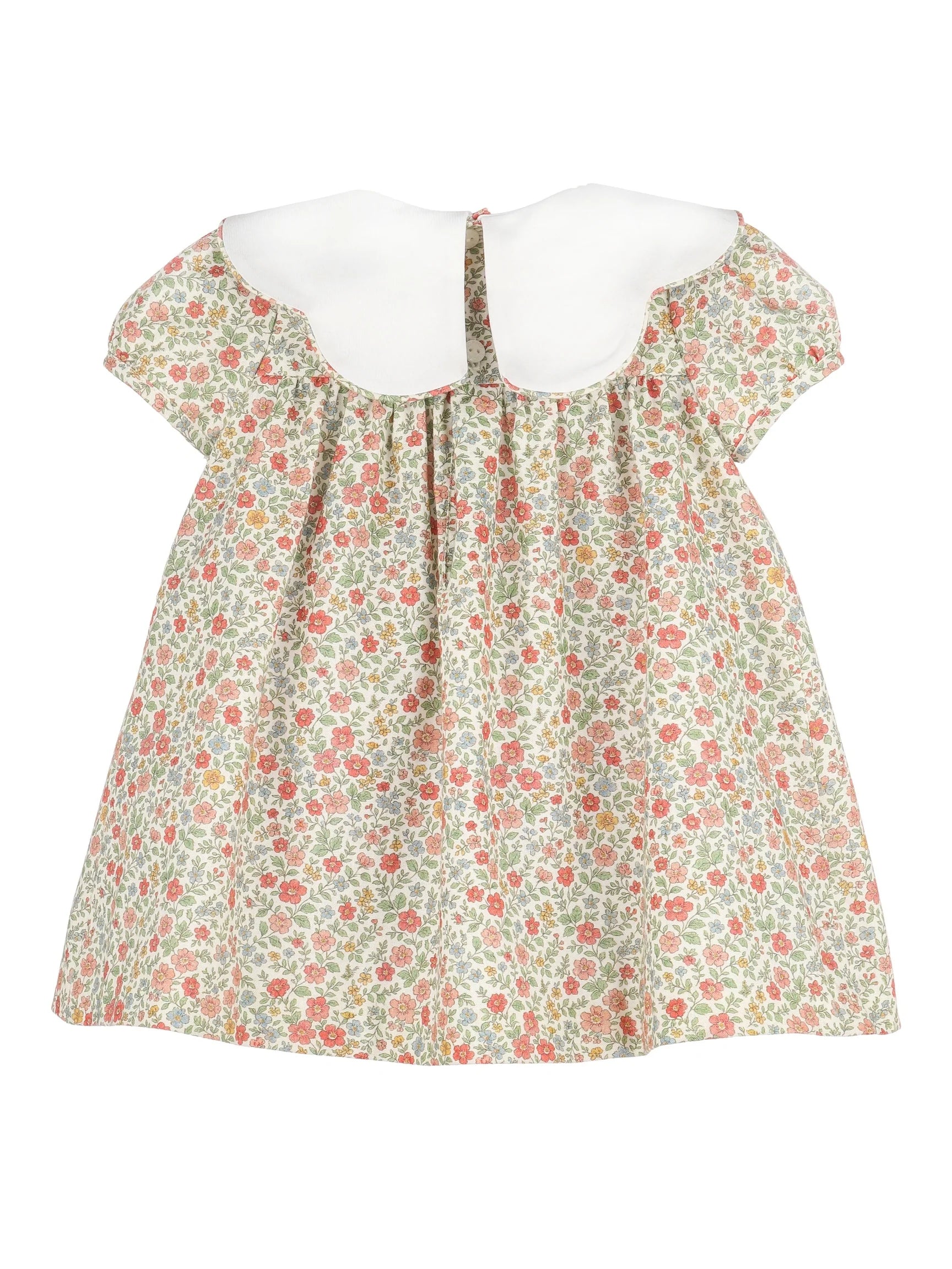 Storybook Vintage Scallop Dress: Orange