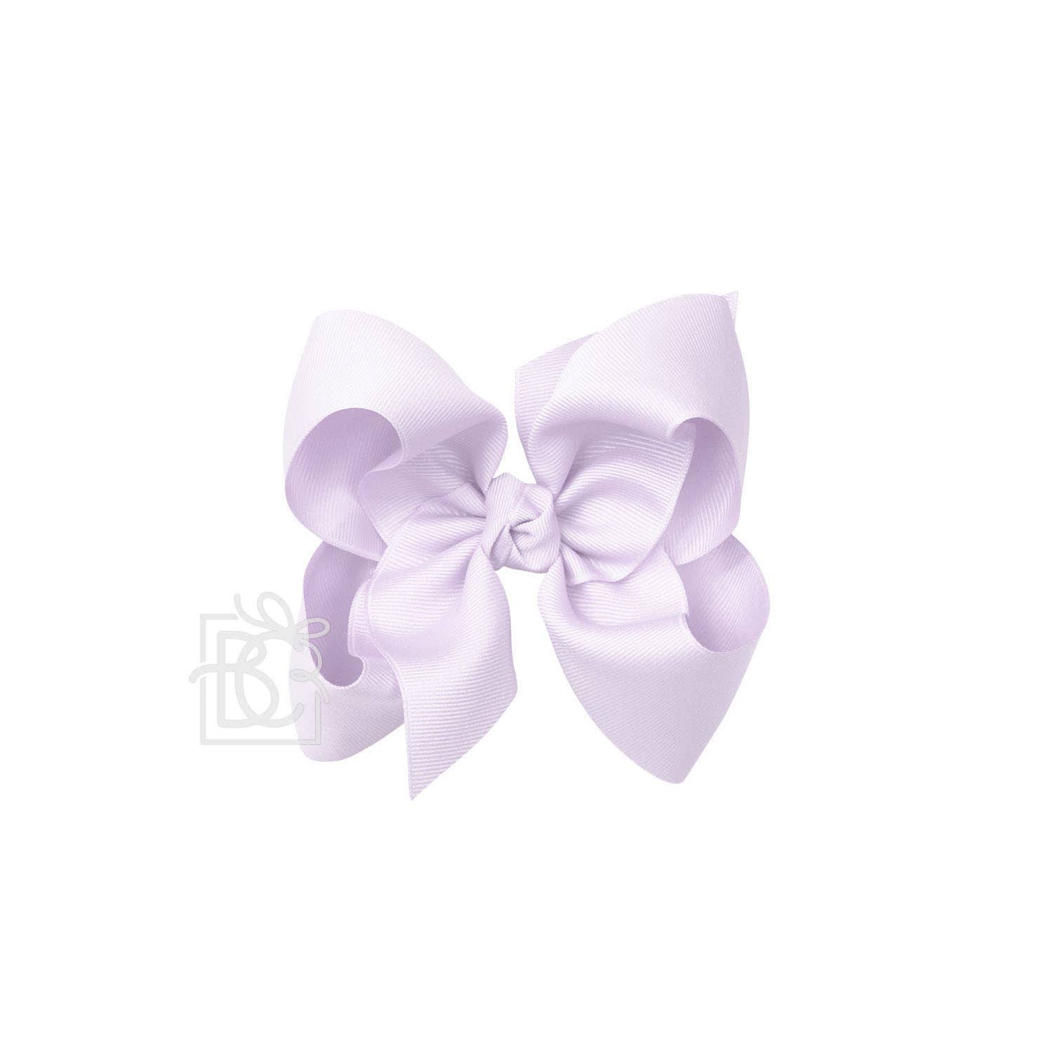 5.5" Hairbow on Alligator Clip: Powder Orchid