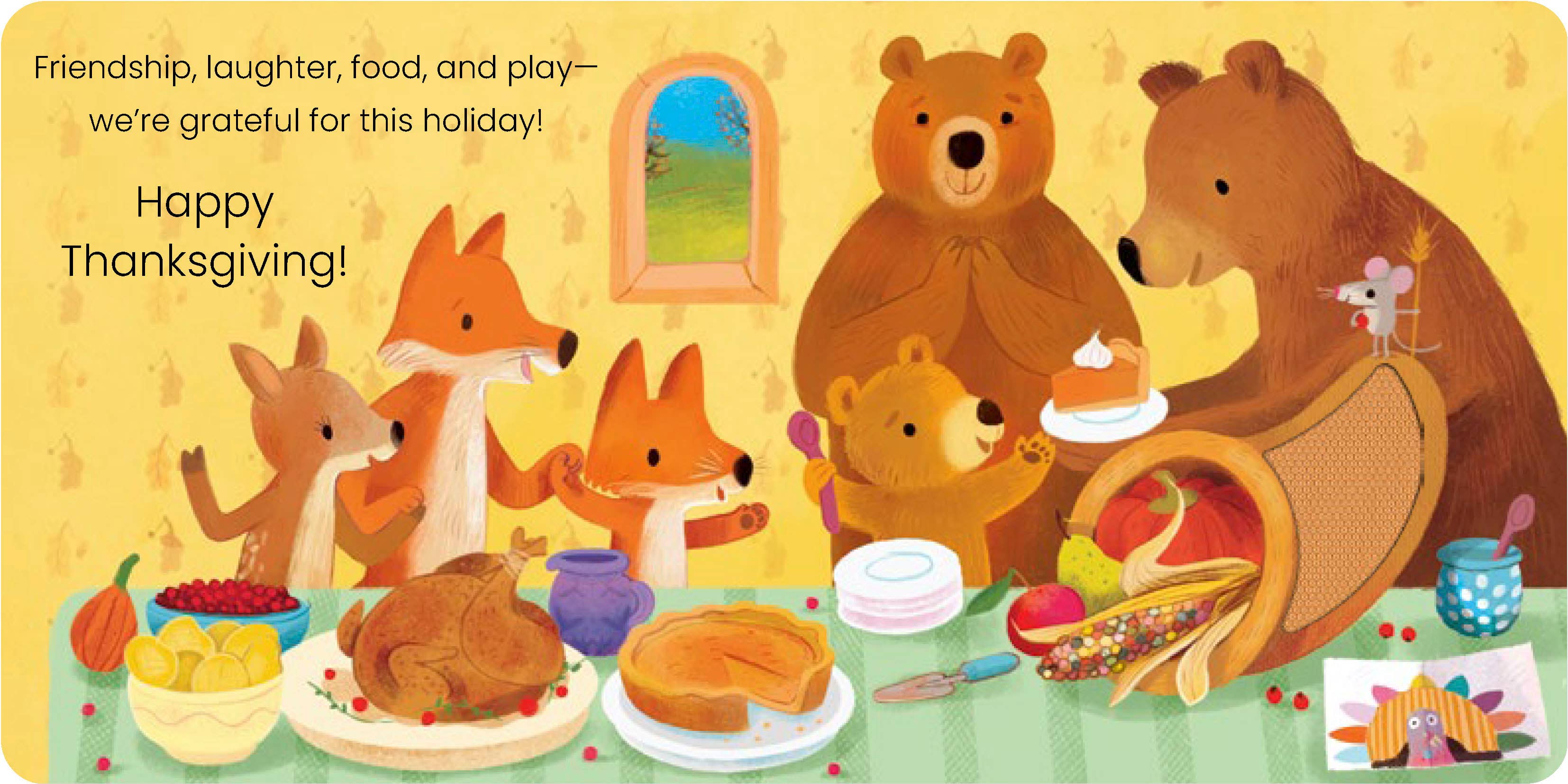 Thanksgiving Friends Board Book