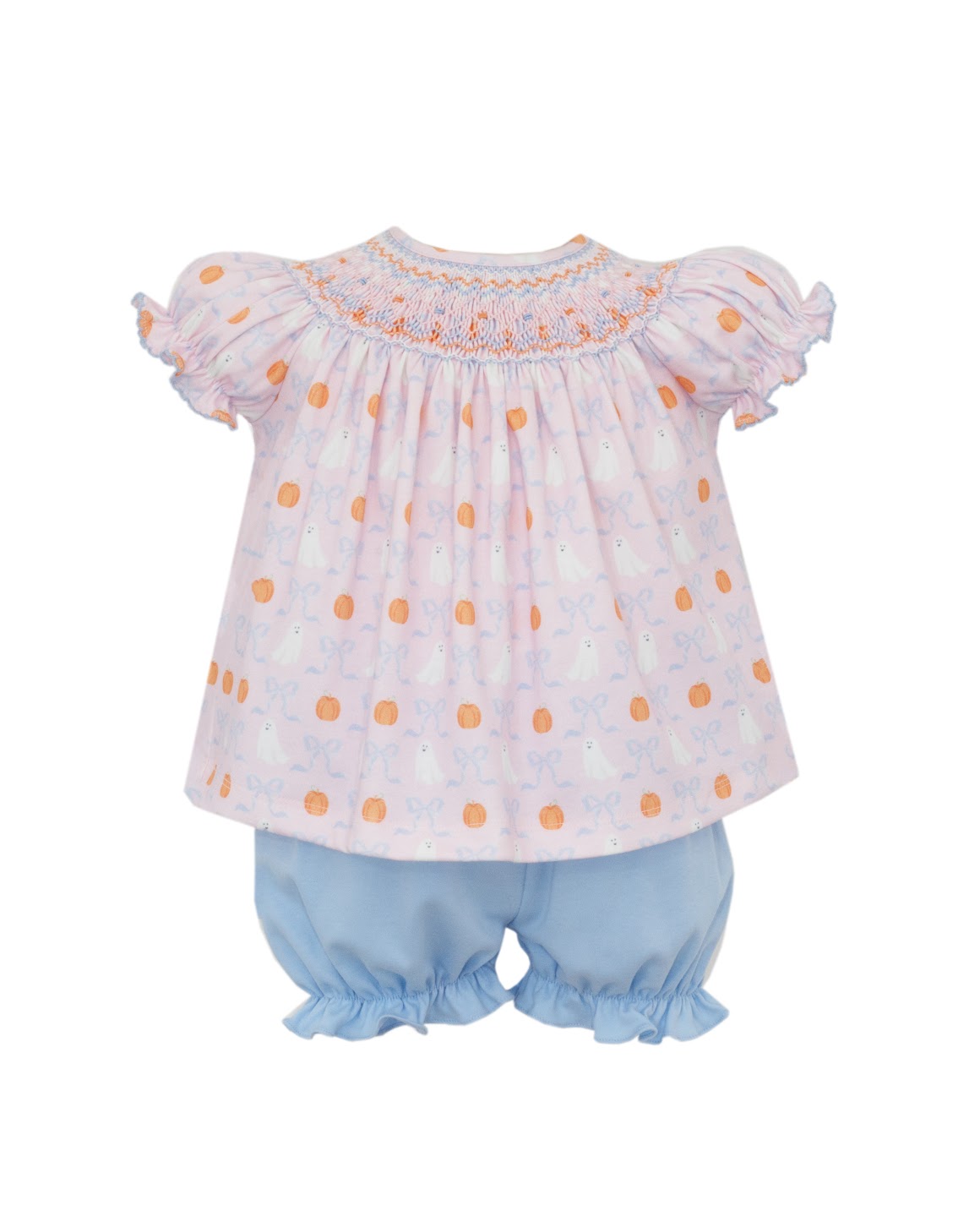 Ghost Print Knit Bloomer Set