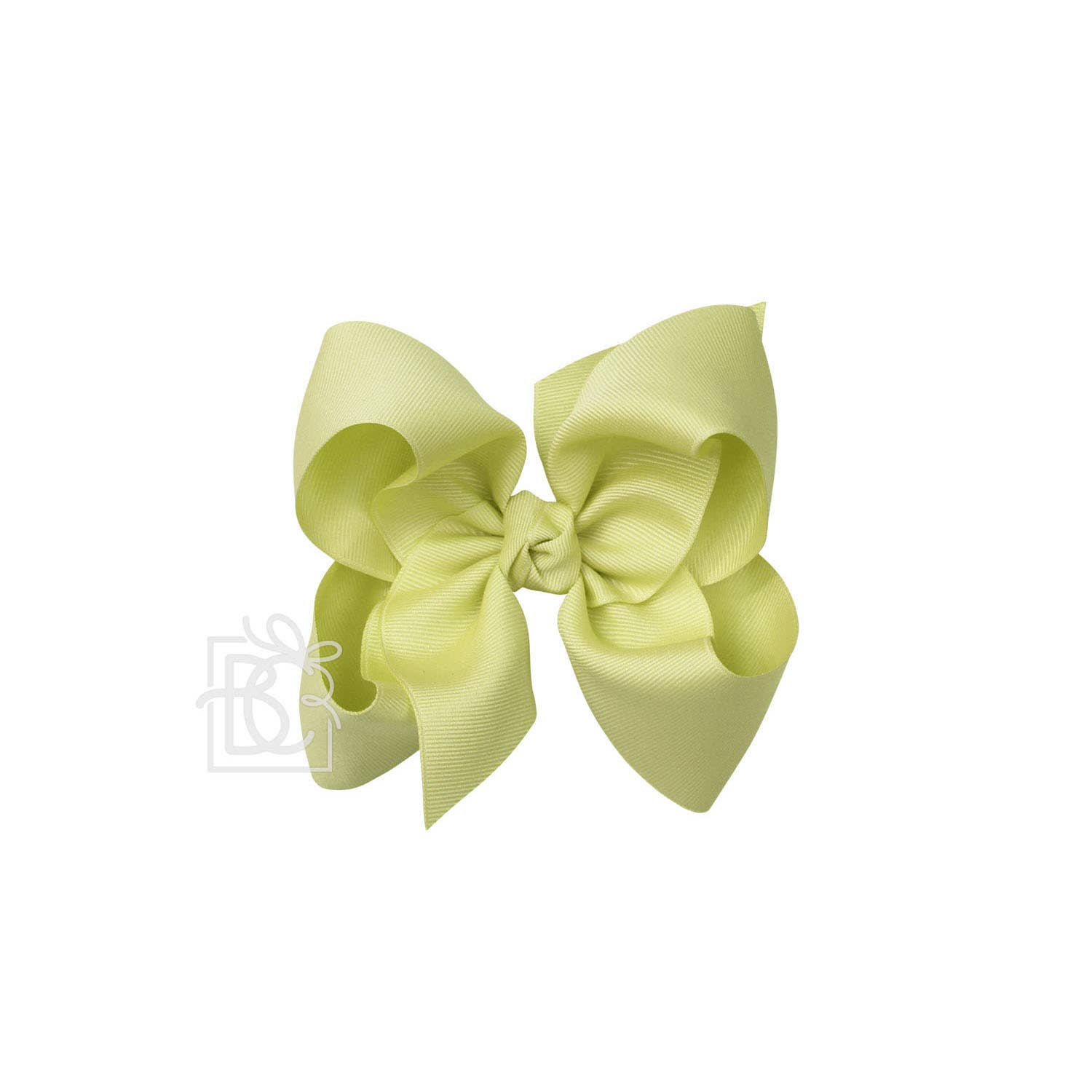 5.5" Hairbow on Alligator Clip: Lime Juice