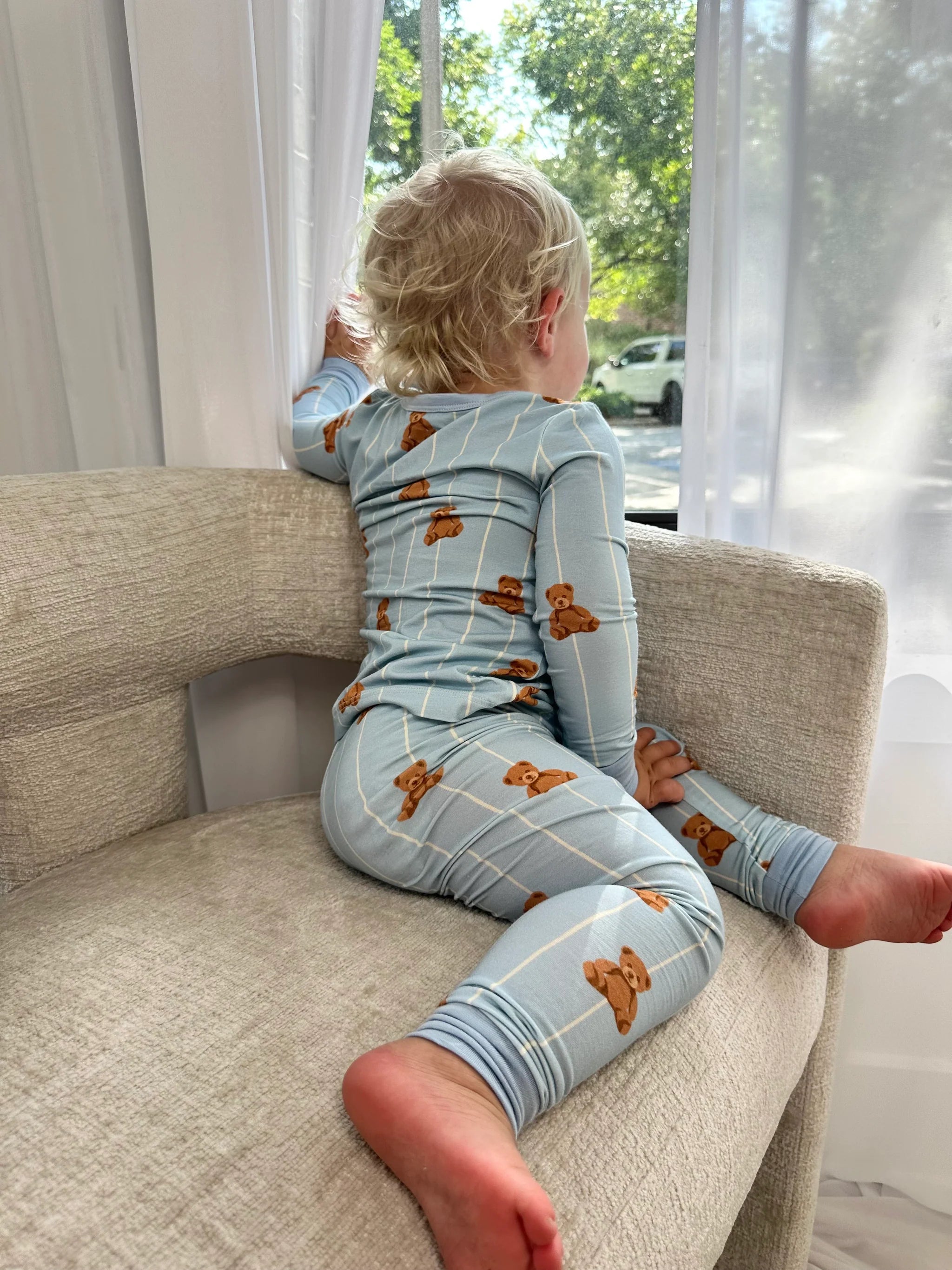 2-Piece Bamboo PJs: Cozy Cub