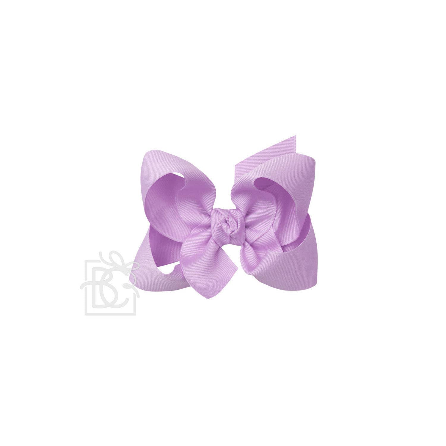4.5" Hairbow on Alligator Clip: Light Orchid