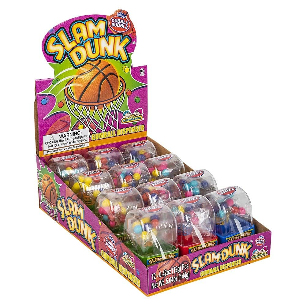 4" Slam Dunk Gumball Dispenser