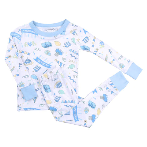 "My Birthday!" 2-Piece PJ set - Blue