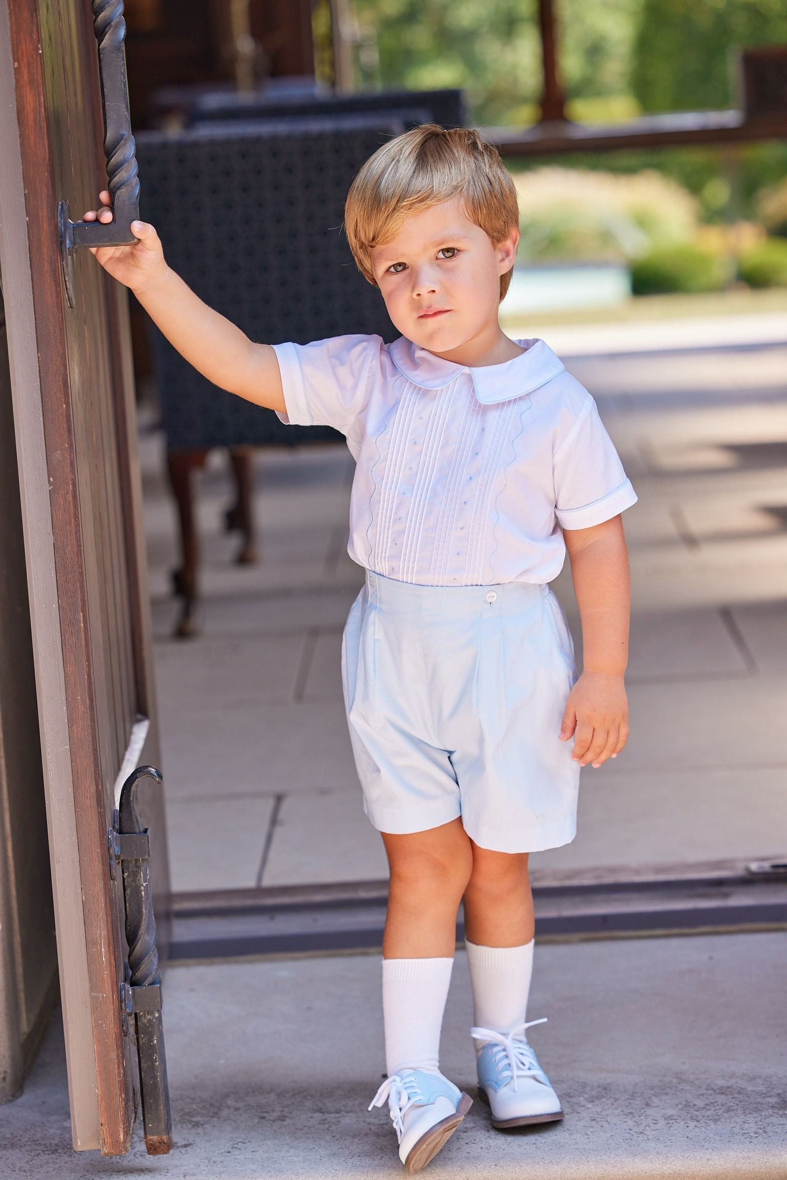 Francis Short Set: Light Blue