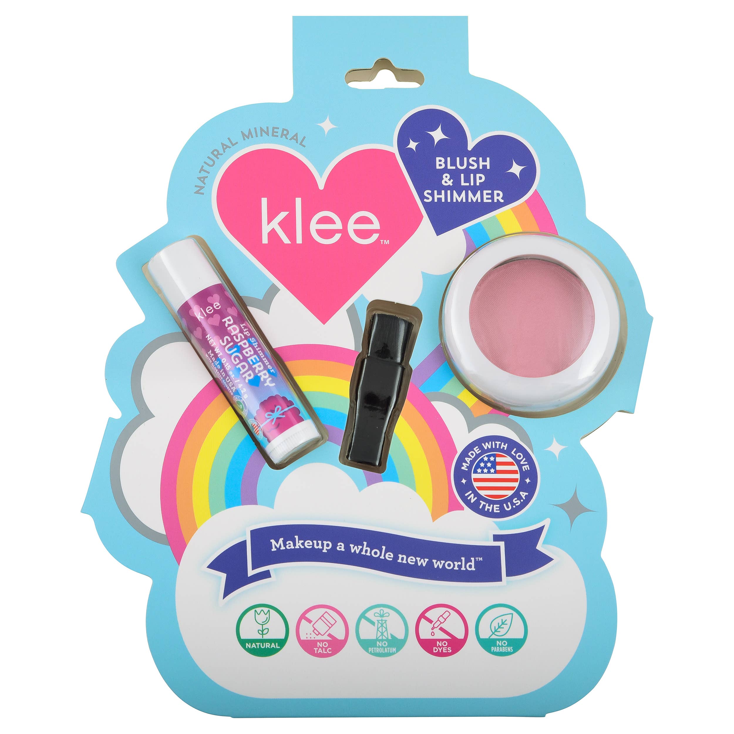 Blush and Lip Shimmer Set: Honey Pink Buzz