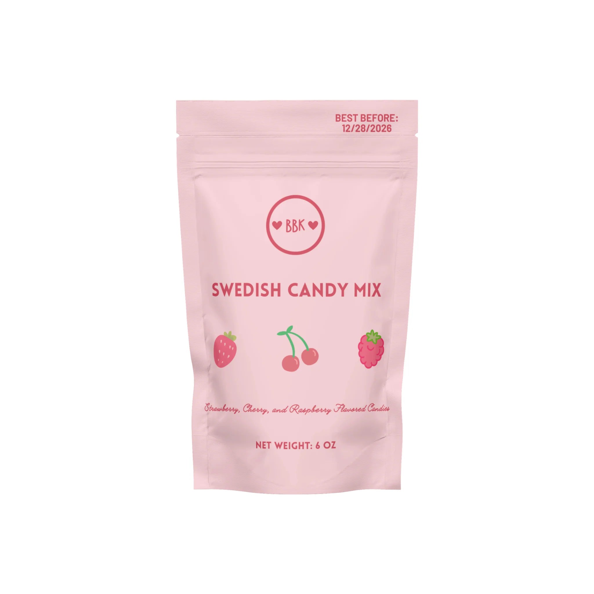 Swedish Candy Pink Mix: 6 oz. Bag