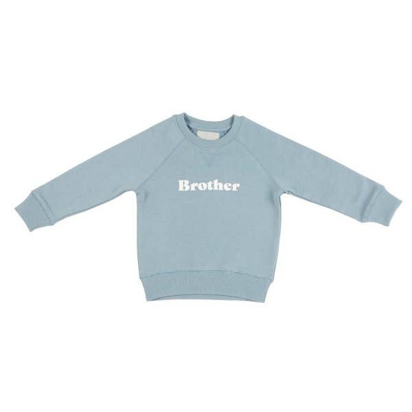 "Brother" Sweatshirt: Sky Blue
