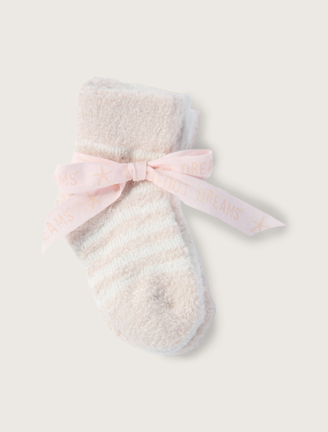 Barefoot Dreams CozyChic Lite® Infant Sock Set: Pink/Pearl