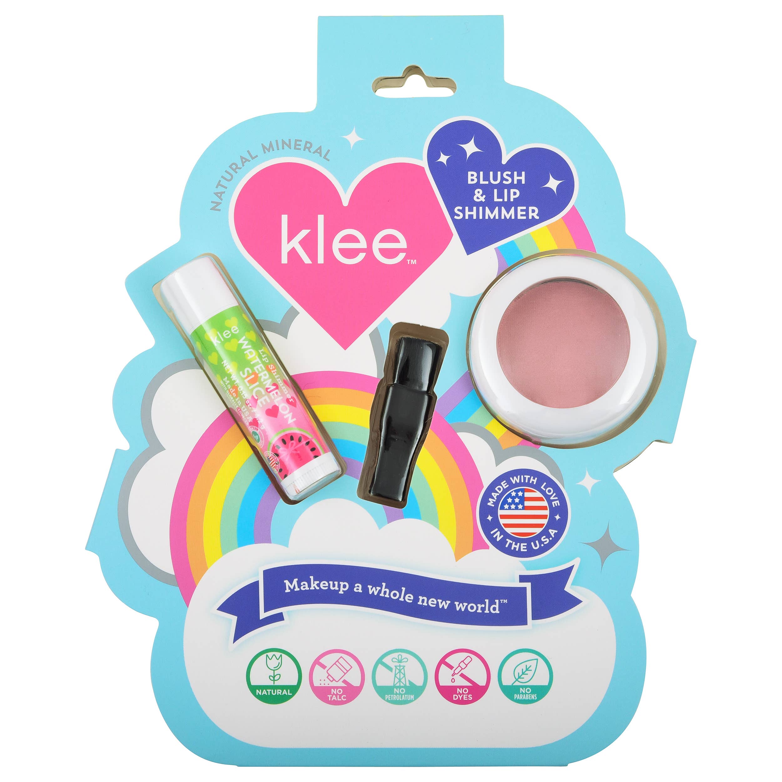 Blush and Lip Shimmer Set: Sweet Cherry Spark