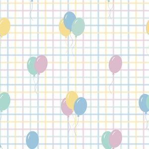Breccan Dress: Party Time Balloon Plaid