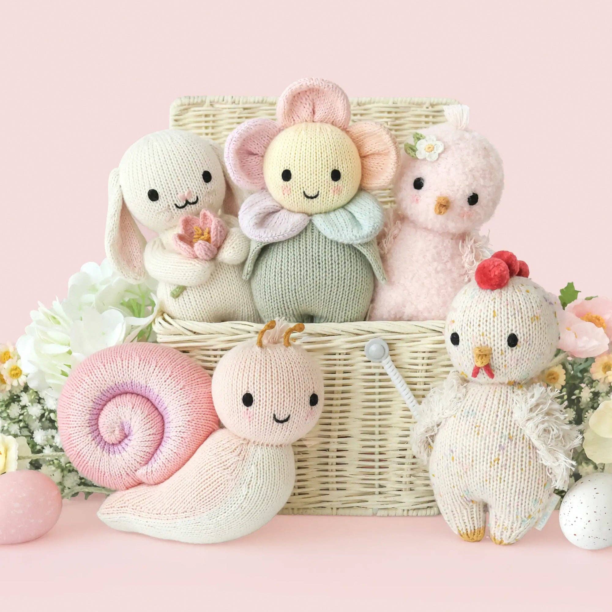 Cuddle + Kind Baby Snail: Peony