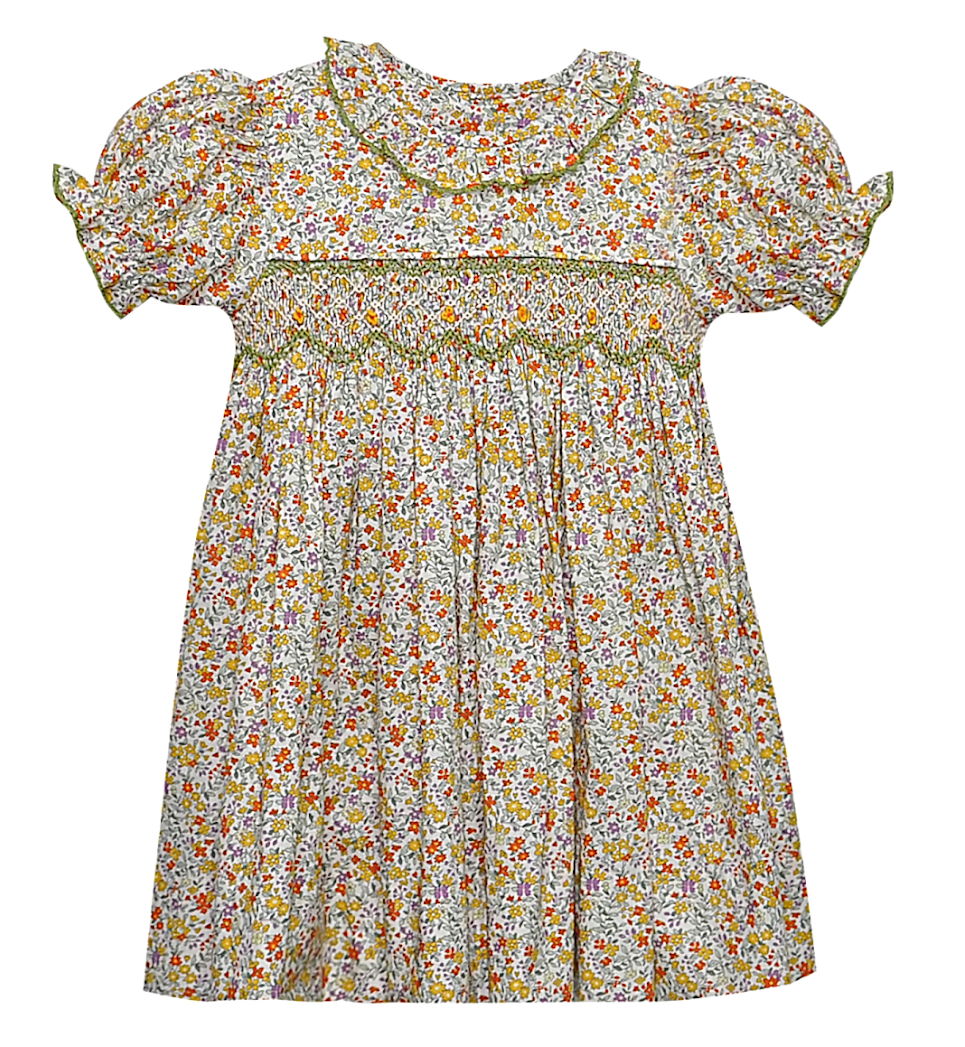 Yellow Flower Juliette Dress