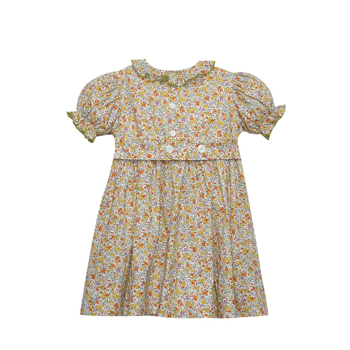 Yellow Flower Juliette Dress