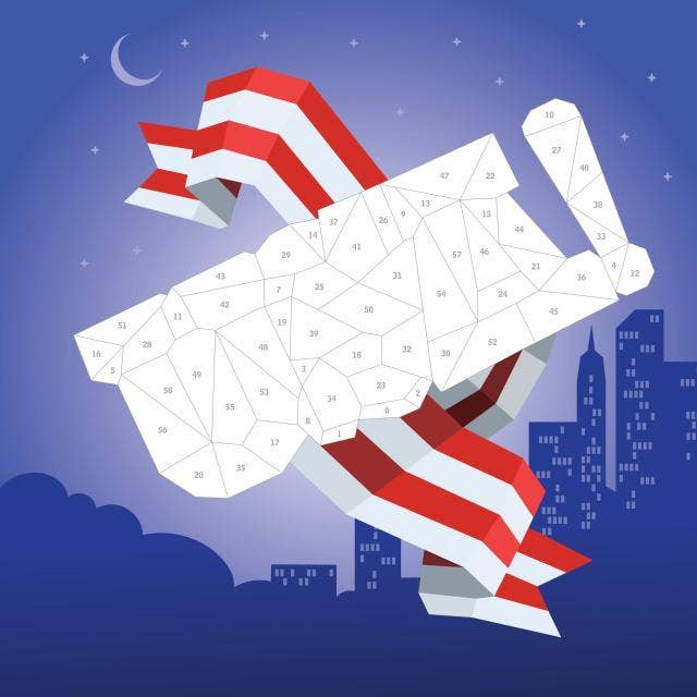 Paint by Sticker Kids: America: Sticker Book