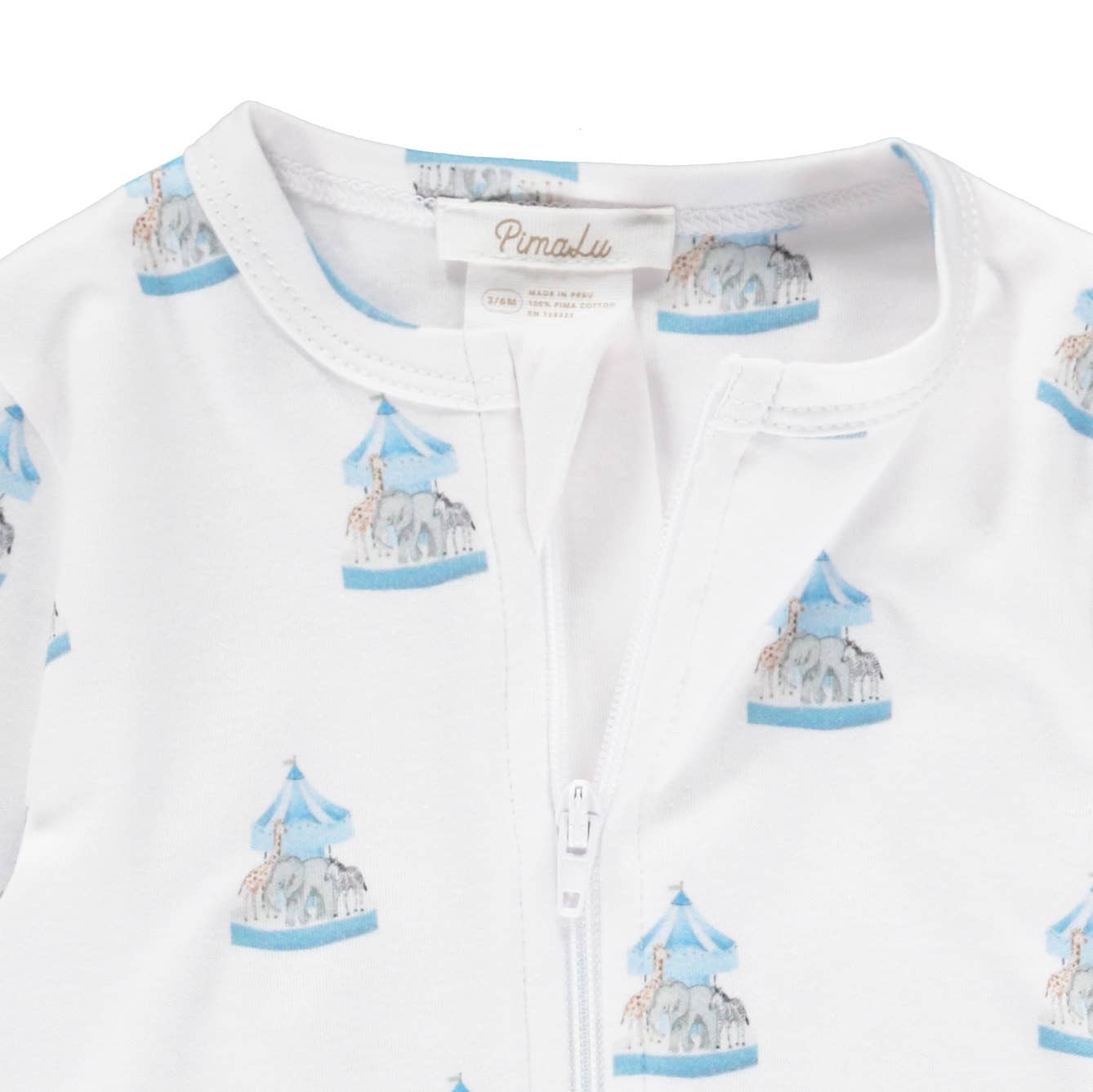 Carousel Zipper Footie